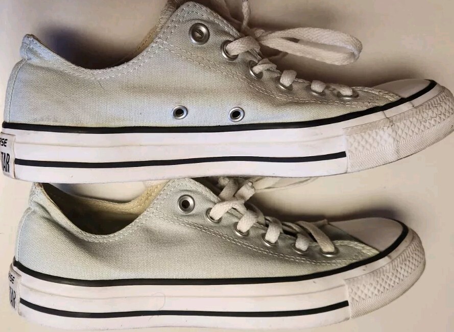 CONVERSE Light Mint Green Shoes Women’s 8 Men’s 6 Chuck Taylor All Star 153872F