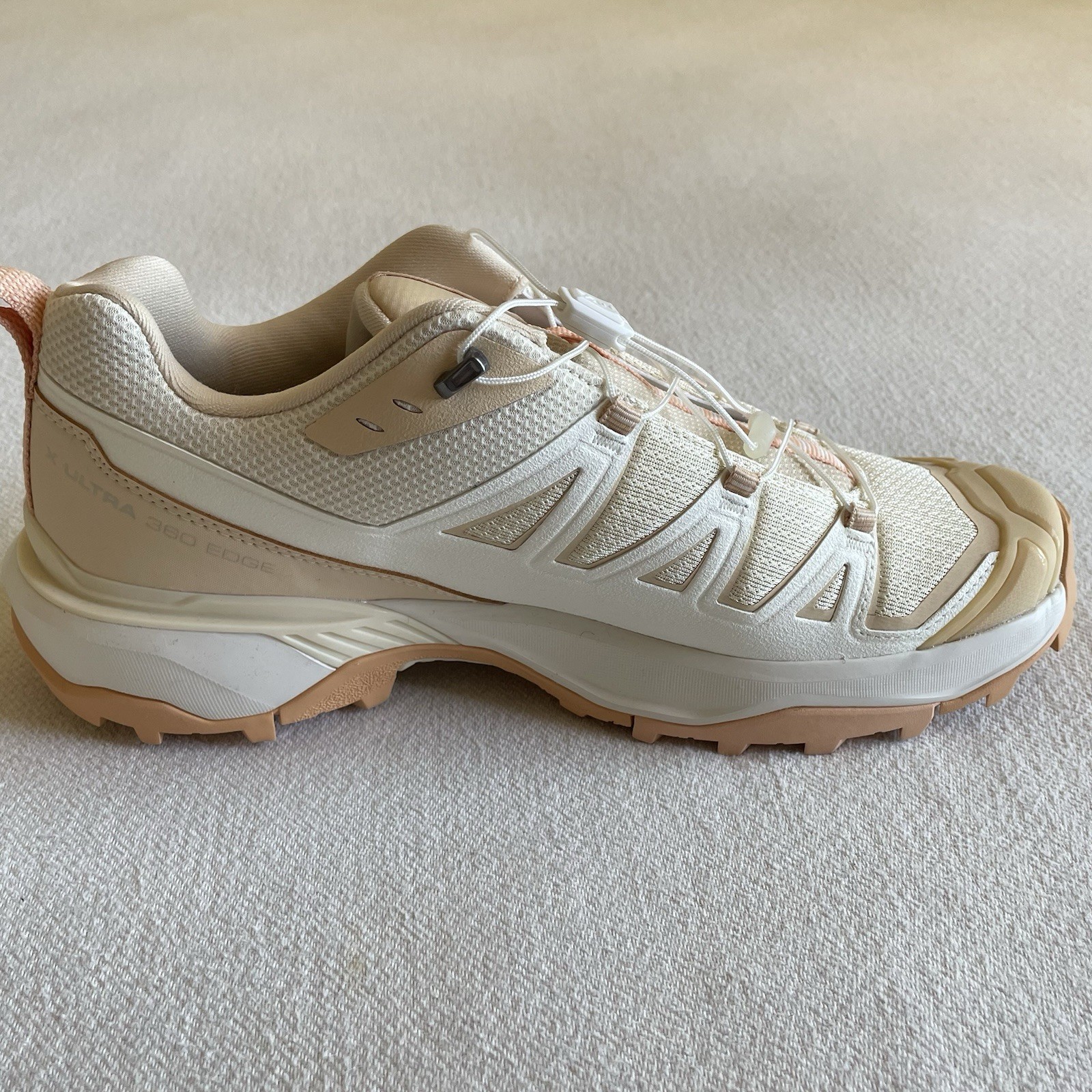 Salomon X Ultra 360 Edge Women Size 9.5 Trail Running Shoe Wheat Outdoor Hiking