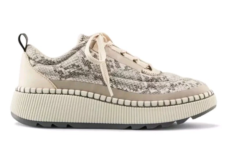 NEW Wmn’s (CHOOSE SZ) COUGAR Sayah Shoes Taupe Snake Print Platform Sneaker.