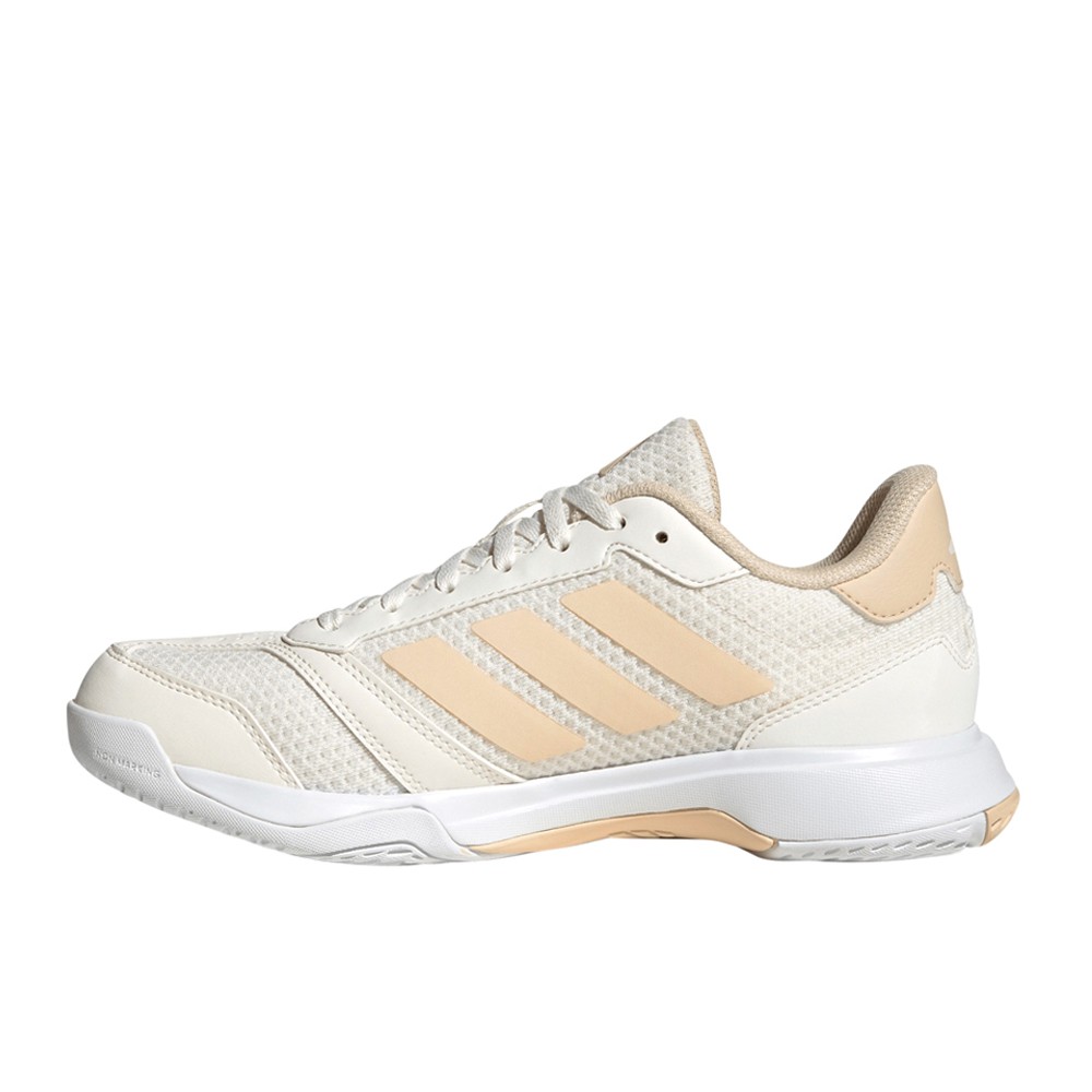 adidas Ligra 8 Indoor Volleyball Womens Off White Sneakers Athletic Shoes JP976