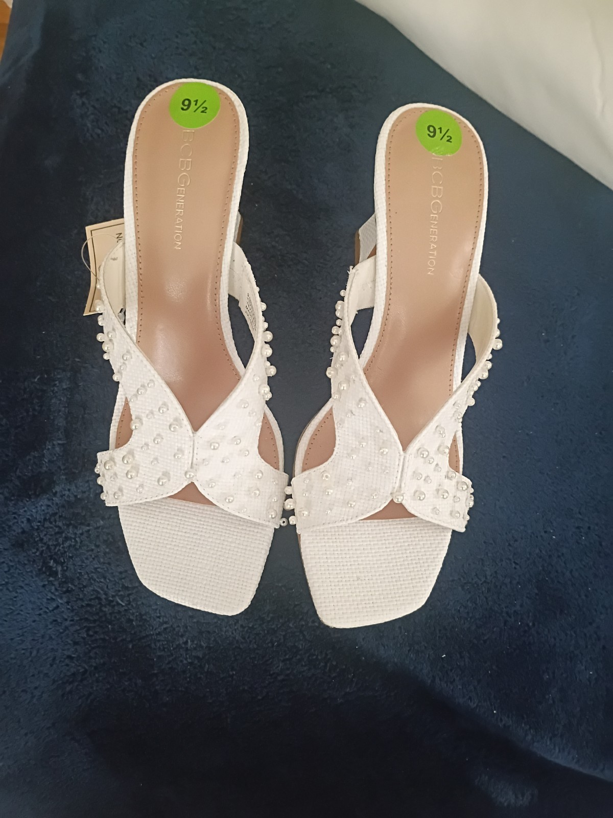 Women’s Classy IvoryPearlRalita High Heel Sandals By BCBGenertions/Sz.91/2