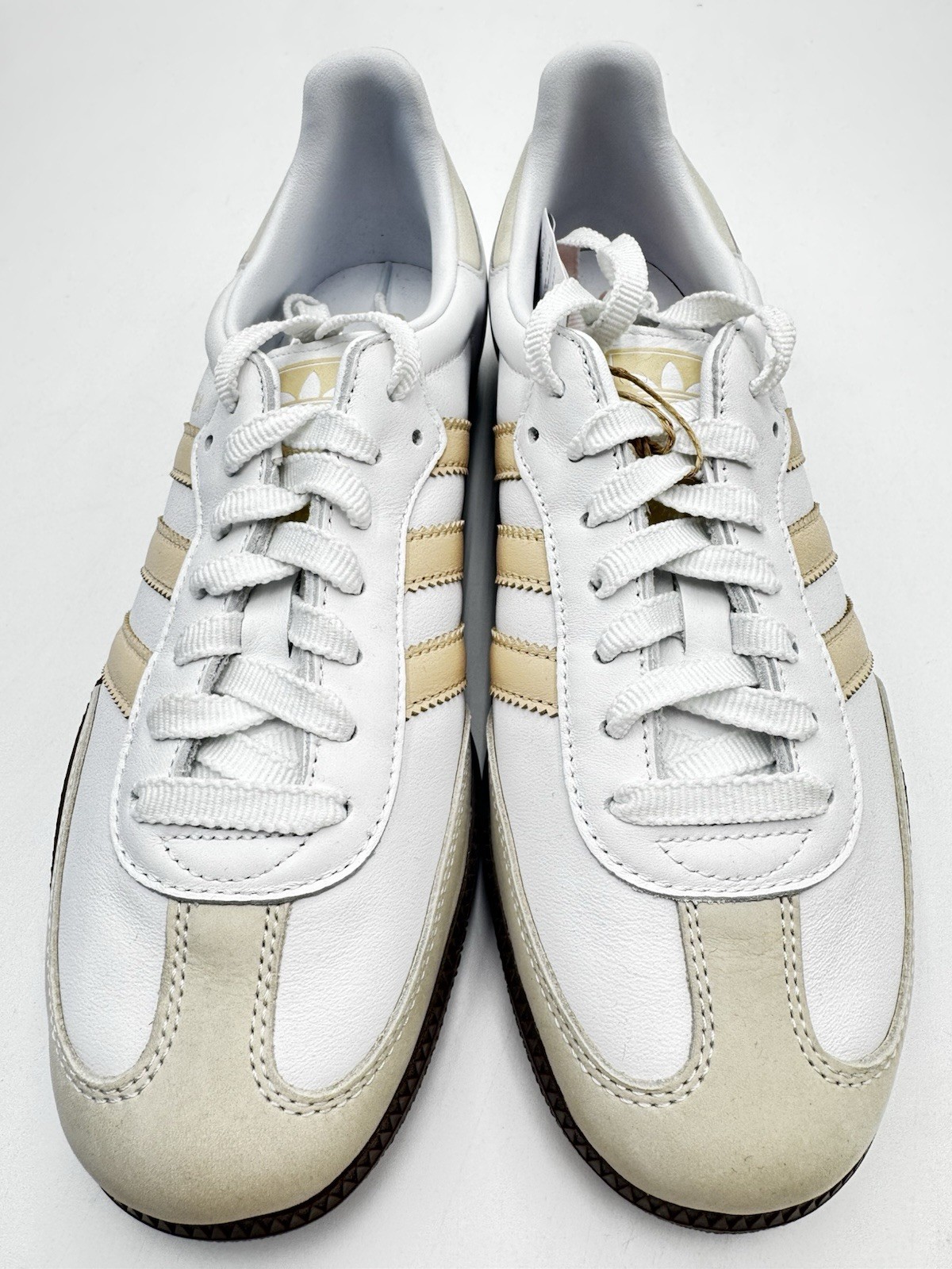 Adidas Women’s Samba OG Originals Size 8.5 White/Tan |JH7300|