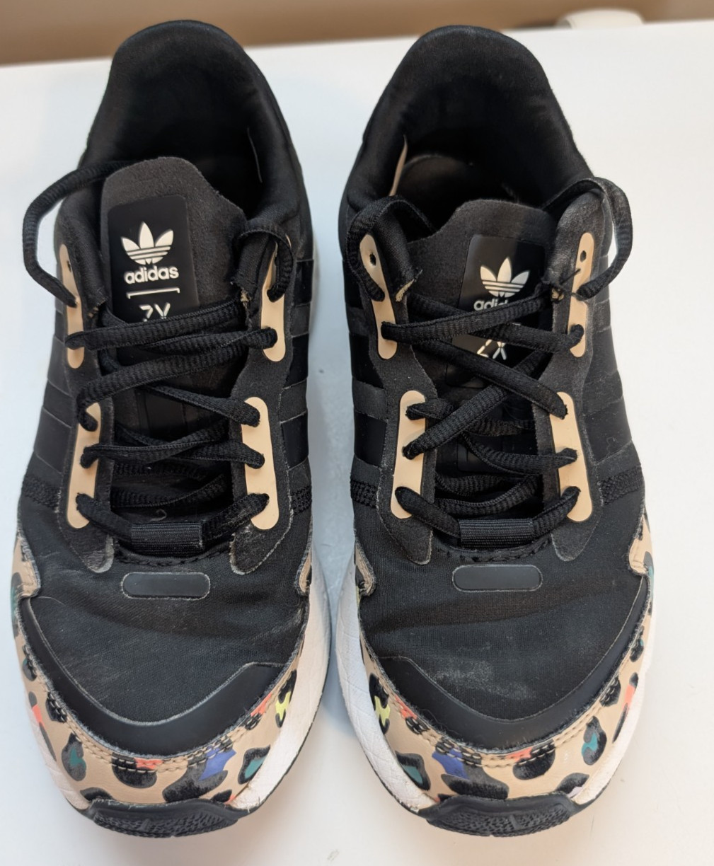 Adidas ZX 1K Boost «Leopard Print» Women’s Shoes Core Black-Pale Nude H00669