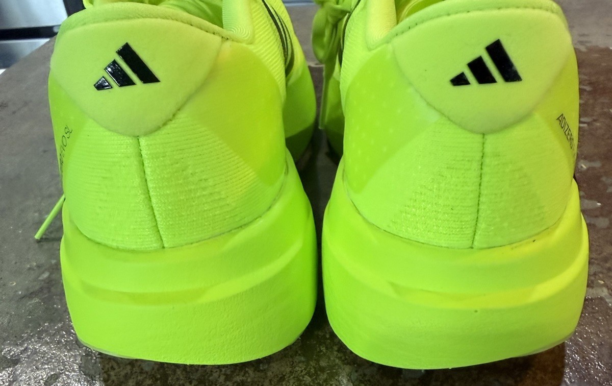 Adidas Women’s Evo SL Lucid Lemon Black Running Shoes Size 5
