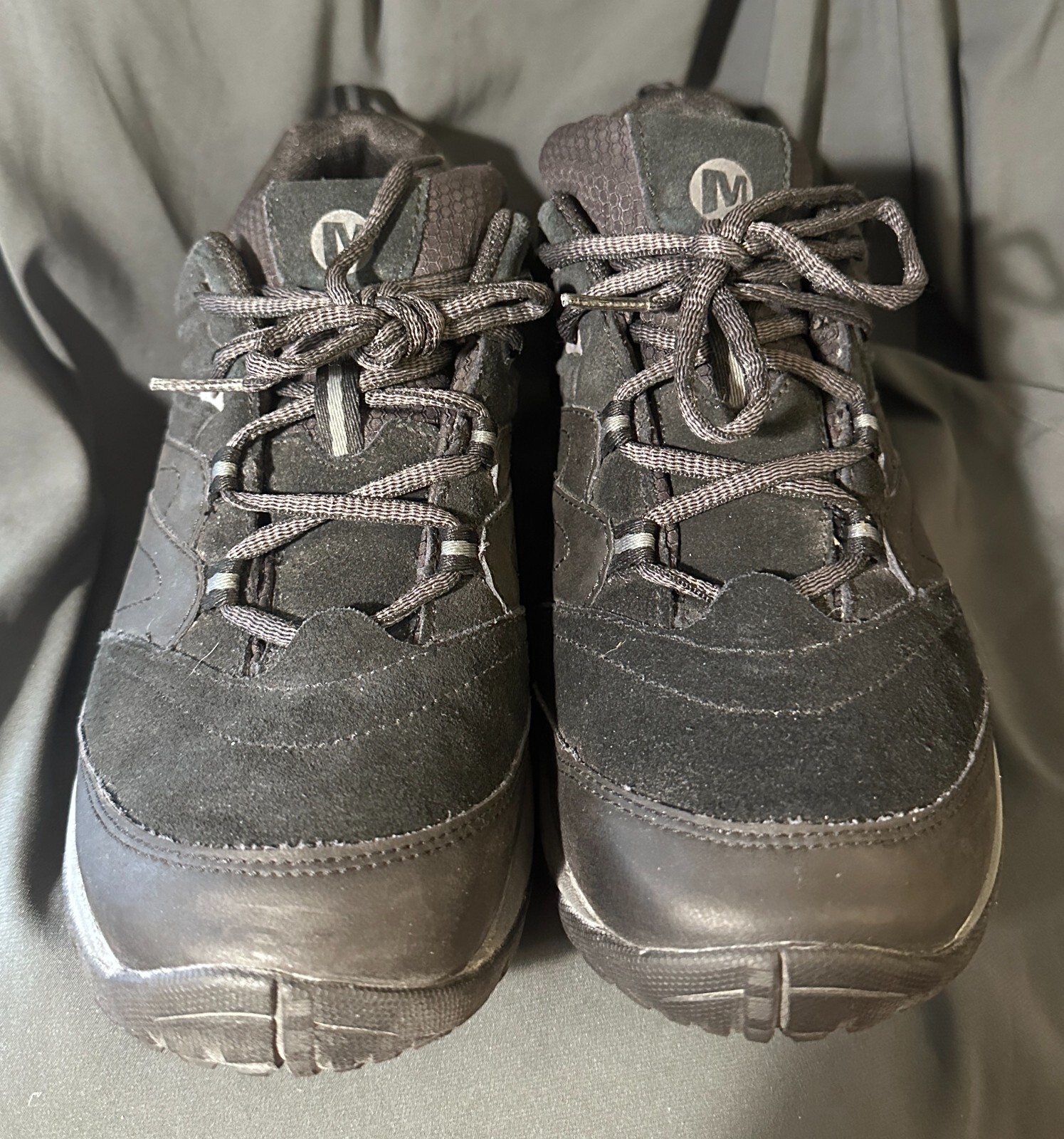 Women`s Merrell Azura Jaunt Hiking Lace Up Sneaker Black Size 11 / 42.5