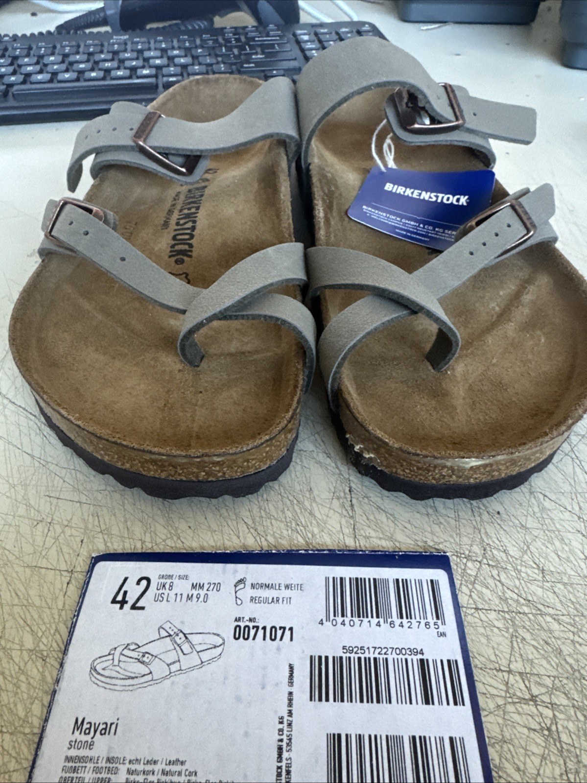 PICK SIZE – Birkenstock Mayari STONE Birk-Flor Sandals