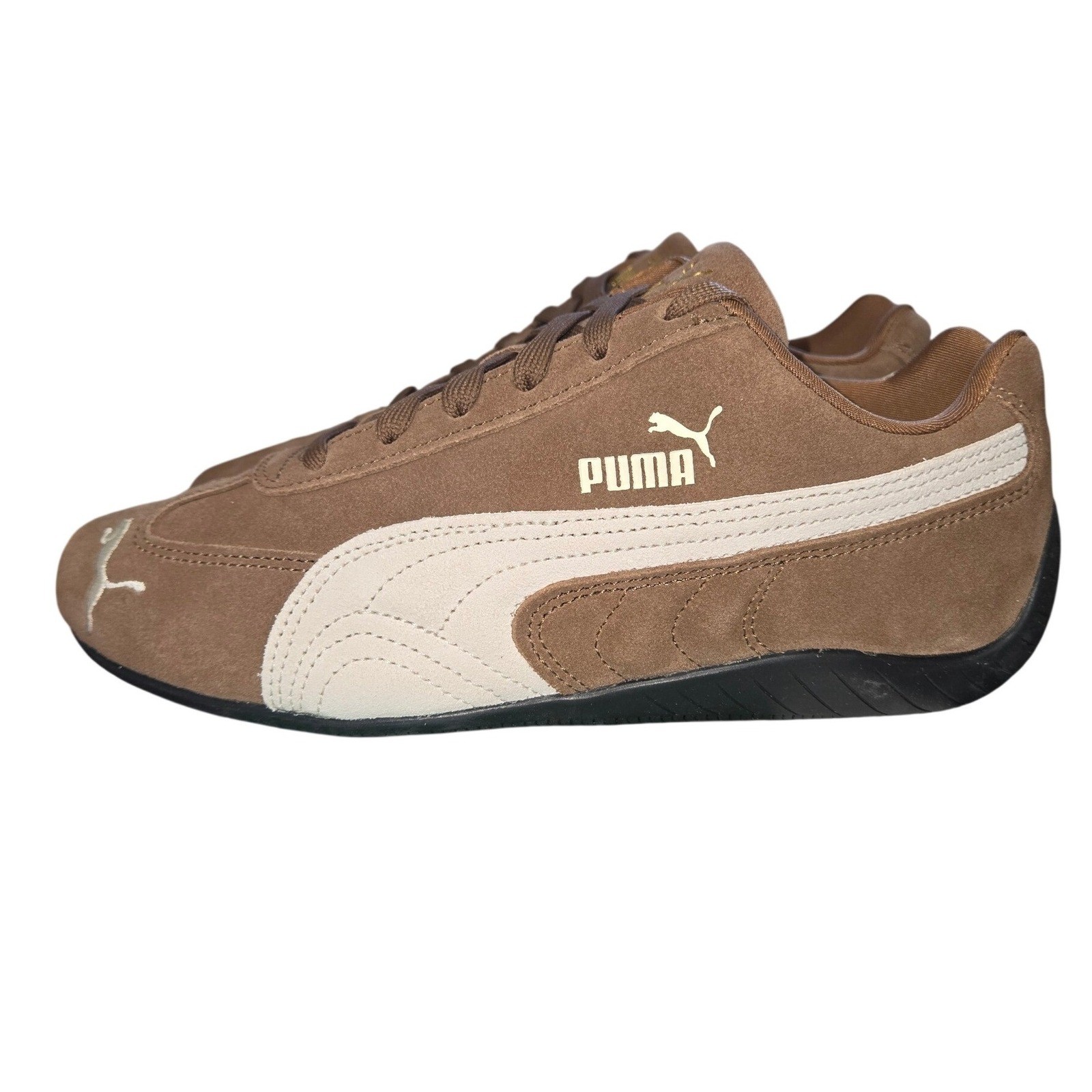 Puma Speedcat LS Womens Brown Suede Driving Sneakers Shoes 380173-03 Size 8.5