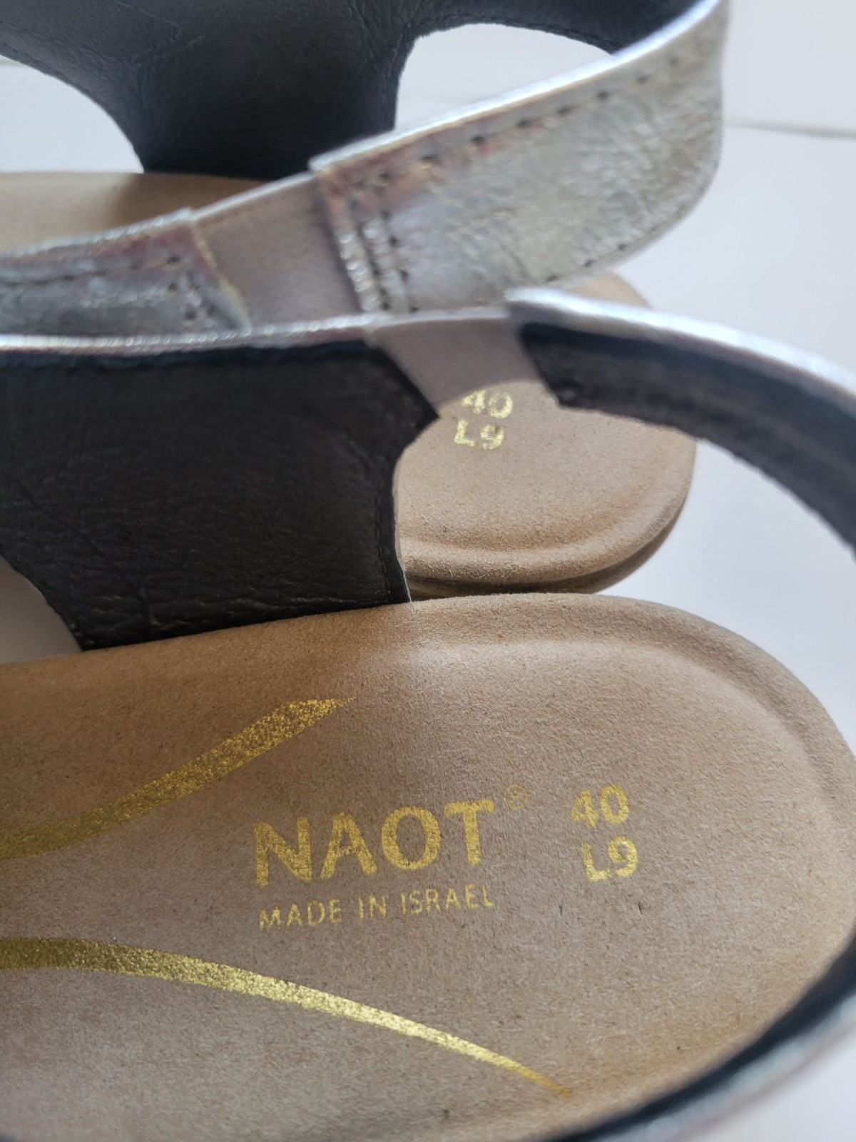 Naot Slingback Mid (2-2.9 in) Heel Height Sandals for Women Size 40 (9) Casual