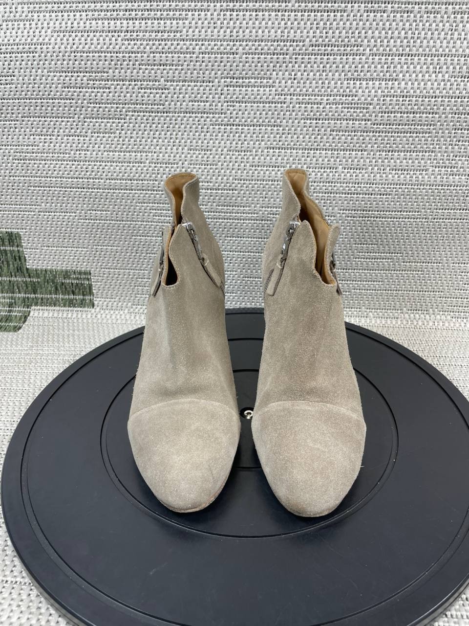 Rag & Bone Boots Womens Size 40 Eu 9.5 Us Margot Gray Suede Ankle Heeled Bootie