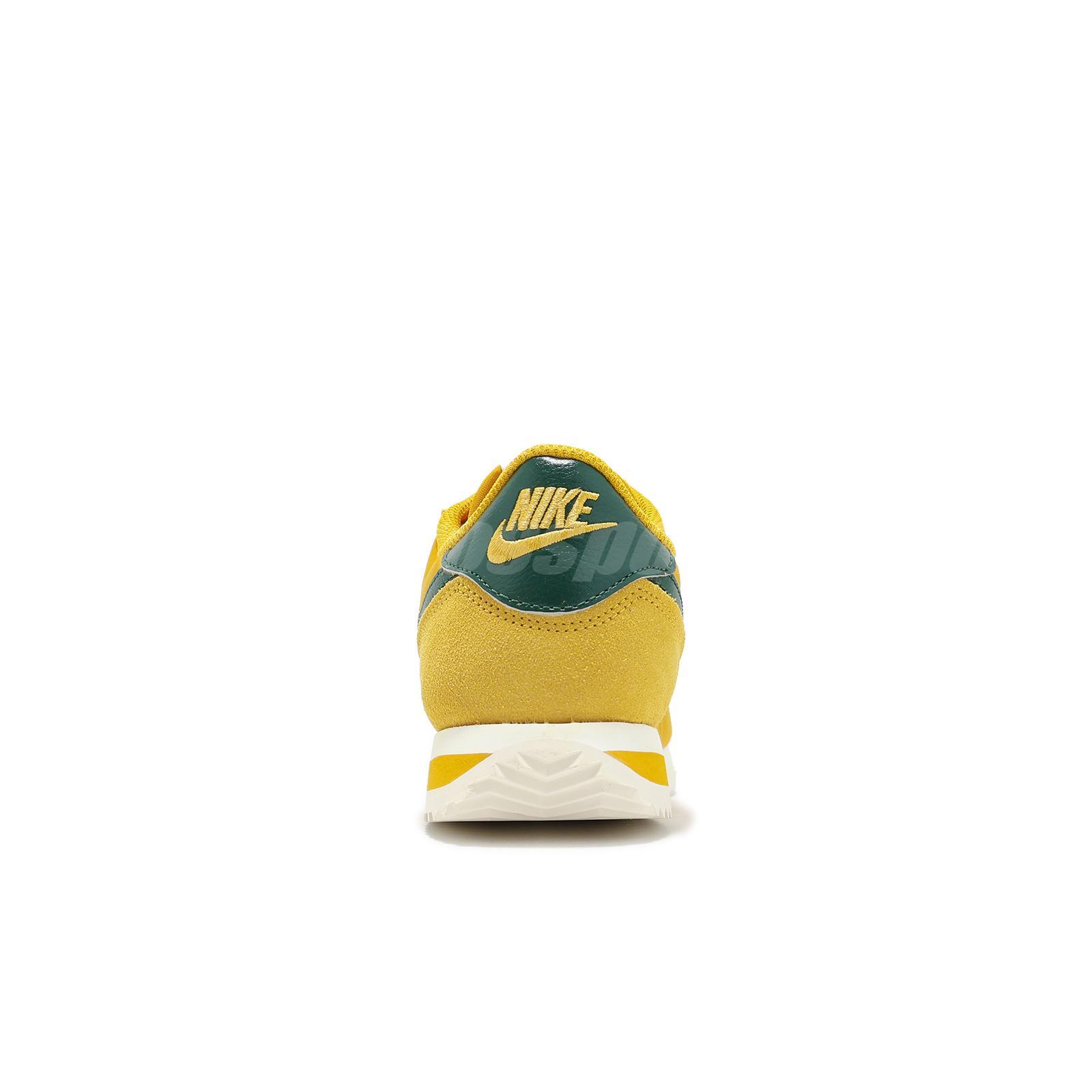 Nike Wmns Cortez TXT Yellow Ochre Gorge Green Women Casual Shoes DZ2795-702