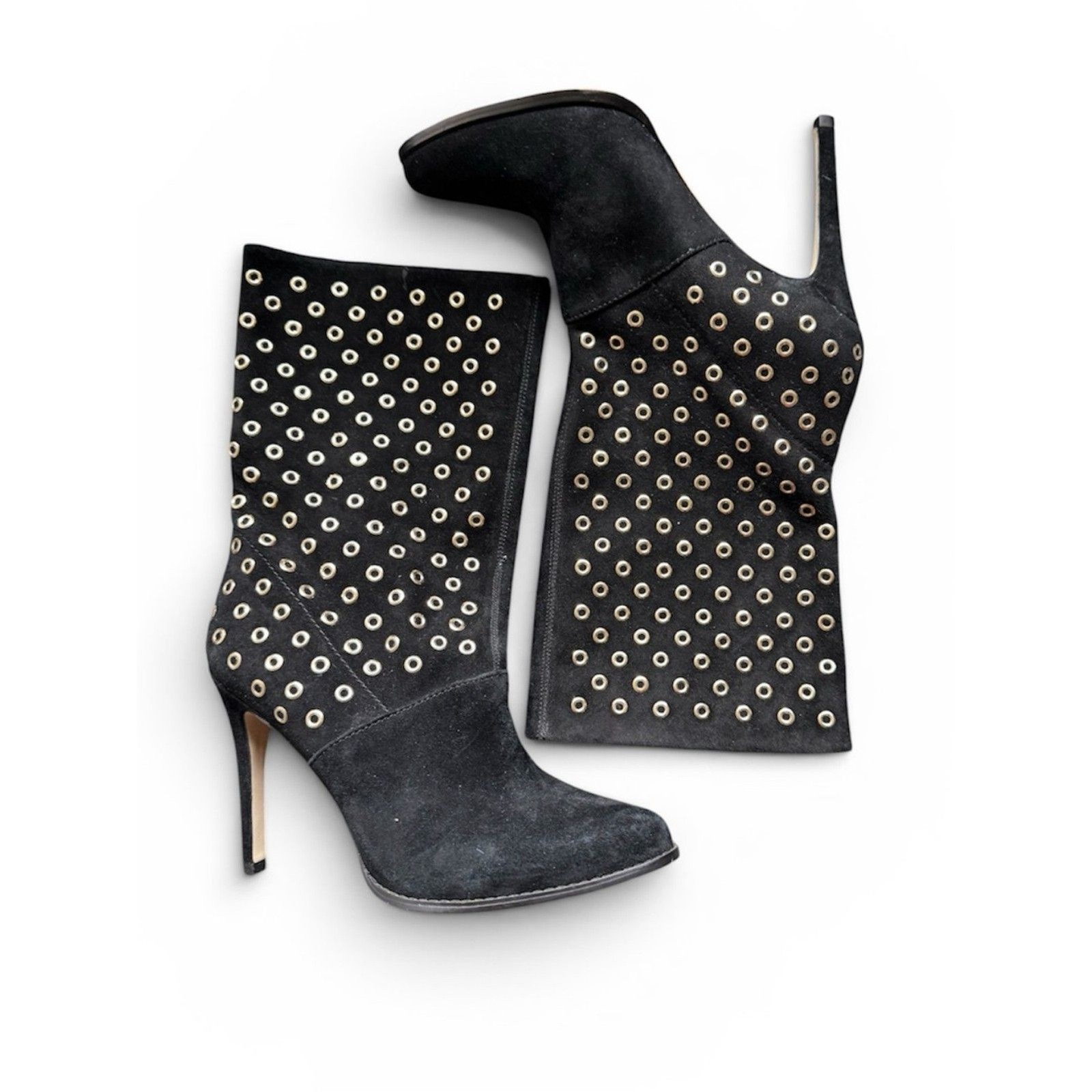 BCBGeneration – Black Studded High Heel Boots