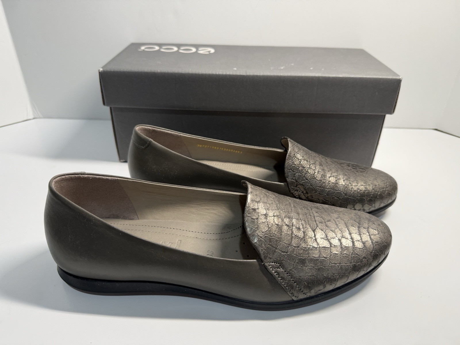Ecco Women Shoe Touch Ballerina 2.0 Scale Size 8 EUR 38 Ballet Flat NEW