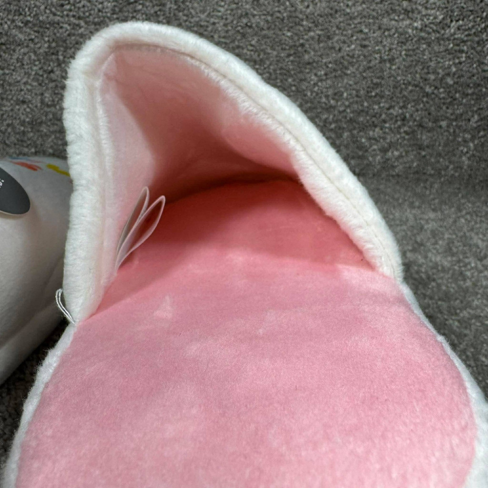 Hallmark Slippers White Positive Vibes – Womens Large