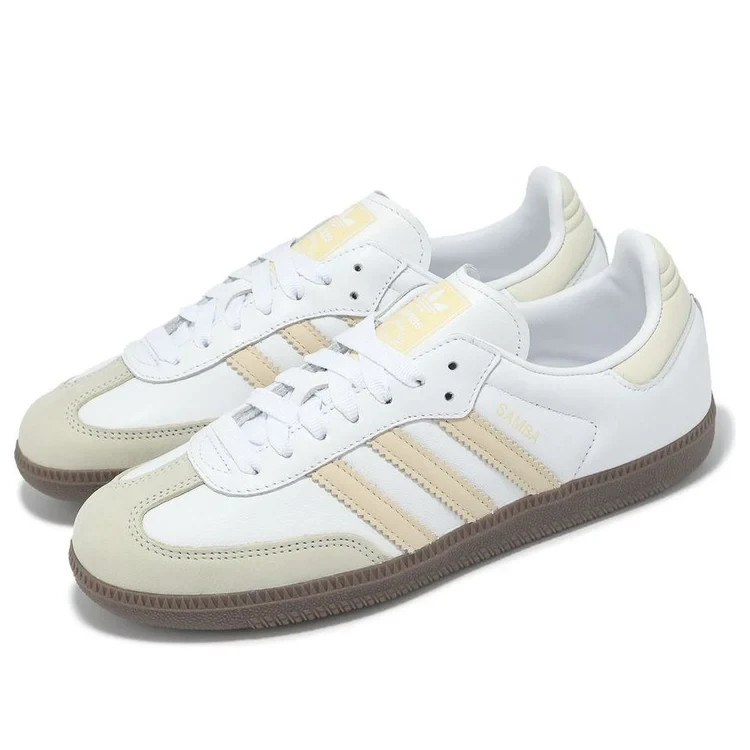 NWOB Size 6.5 WOMENS – adidas Samba OG White Sand Strata JH7300