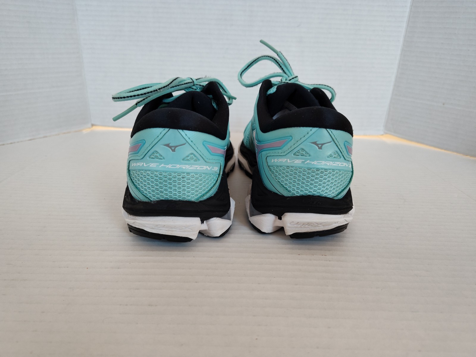 Mizuno Wave Horizon 3 Womens Running Shoes Size 8 Angel Blue Lavender Frost