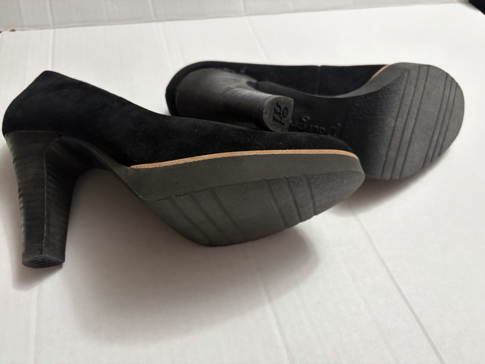 NWOT Paul Green Black Suede Platform Pumps US 7 Or UK 5 Austria MSRP $389