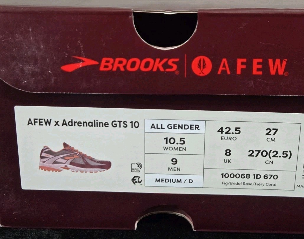 BROOKS EXCLUSIVE!. AFEW ADRENALINE GTS 10 TWAGD COLLAB SHOE DNA LOFT