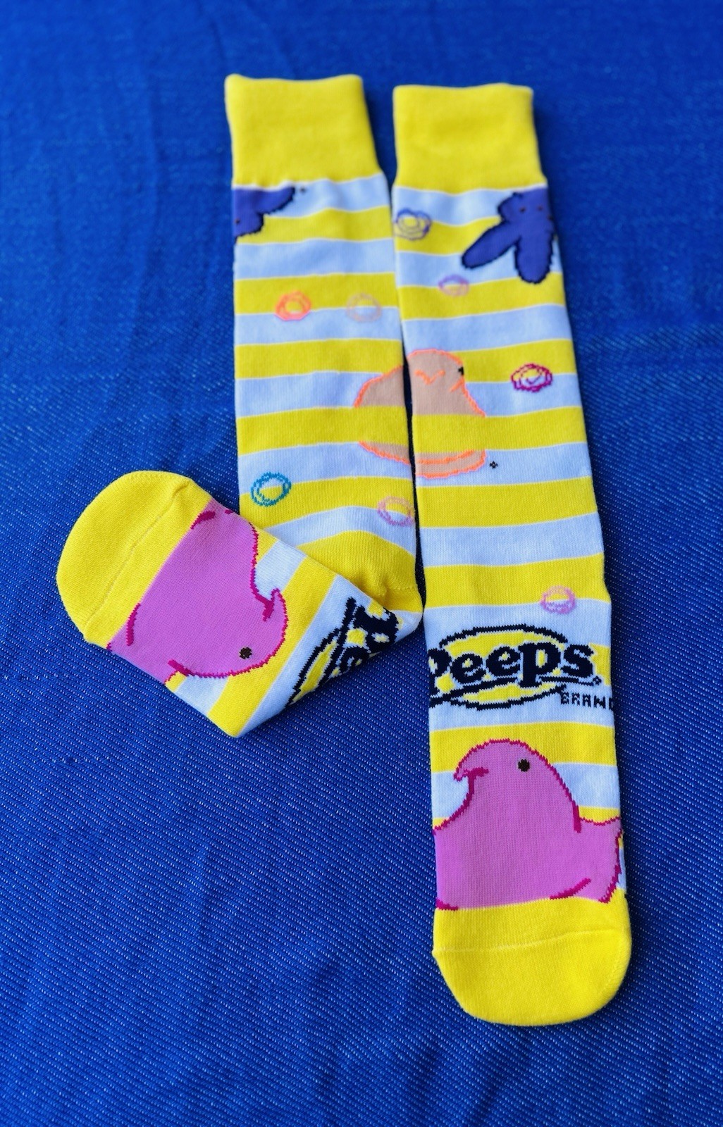 PEEPS Rice Krispies Treat Flavored Marshmallow Chicks Funky Yellow Women Saks