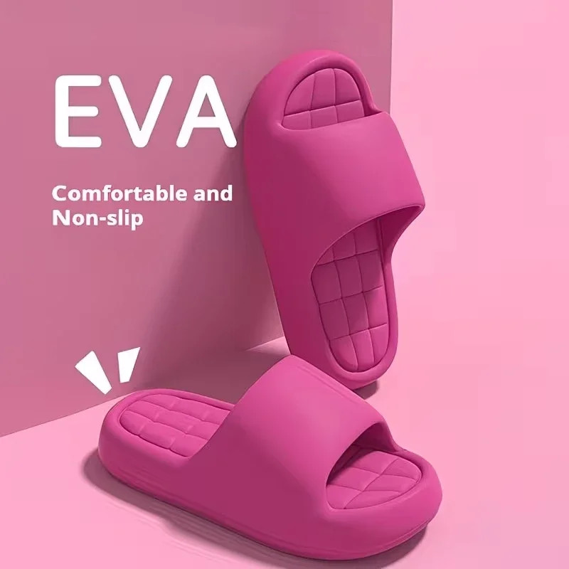 Fashion Women’s Slippers Indoor Thick Soft Sole Anti-slip Wear-resistant Slides