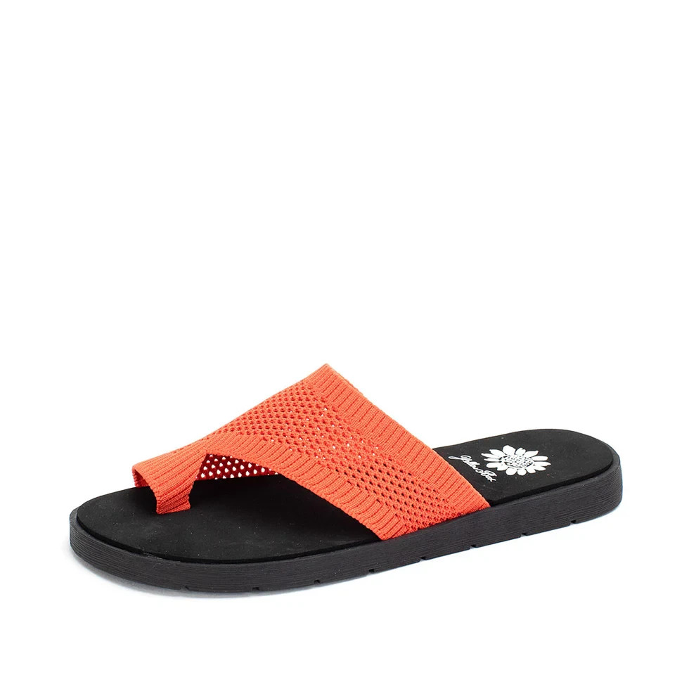 Yellow Box Feeza Rich Coral Women’s Sandals Size 9.5 New