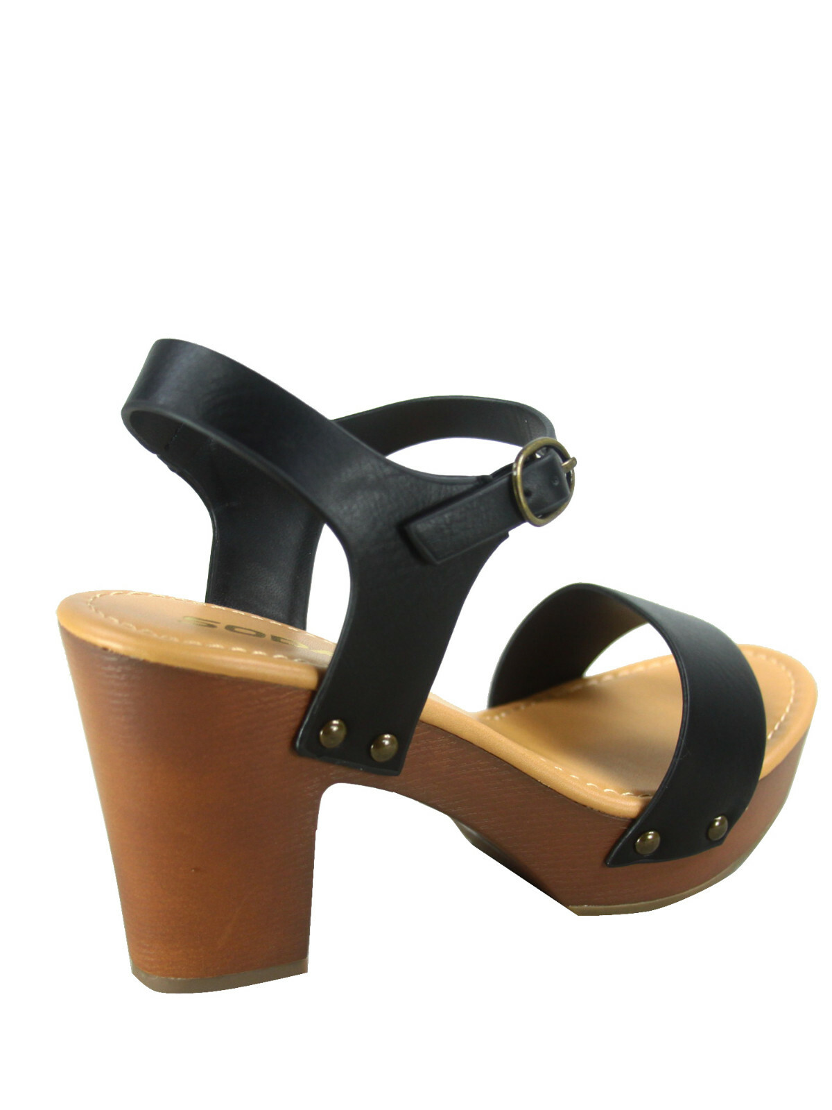 Women’s Strappy Chunky Platform Wedge Heel Sandal Shoes All Size NEW