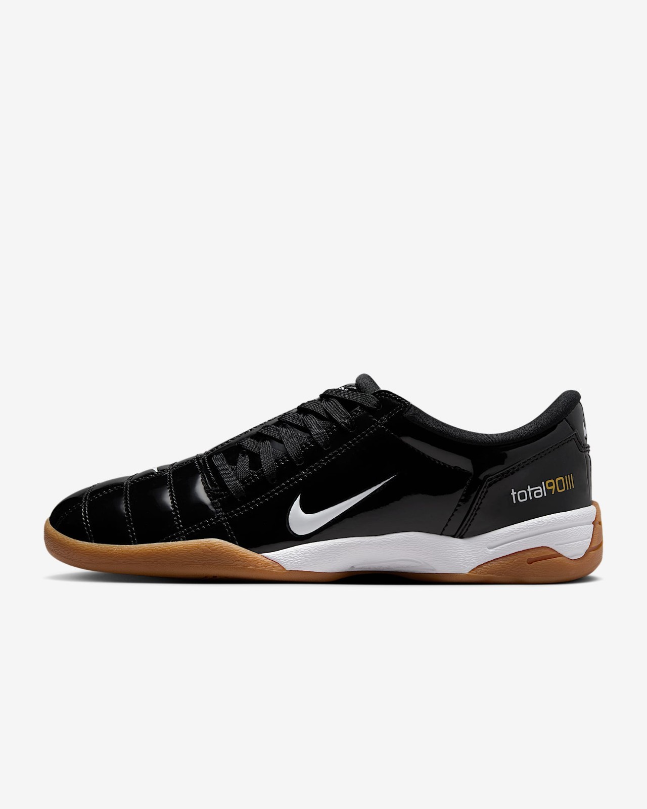 NIKE Women’s Total 90 IB5666-001 Black White Metallic Gold White