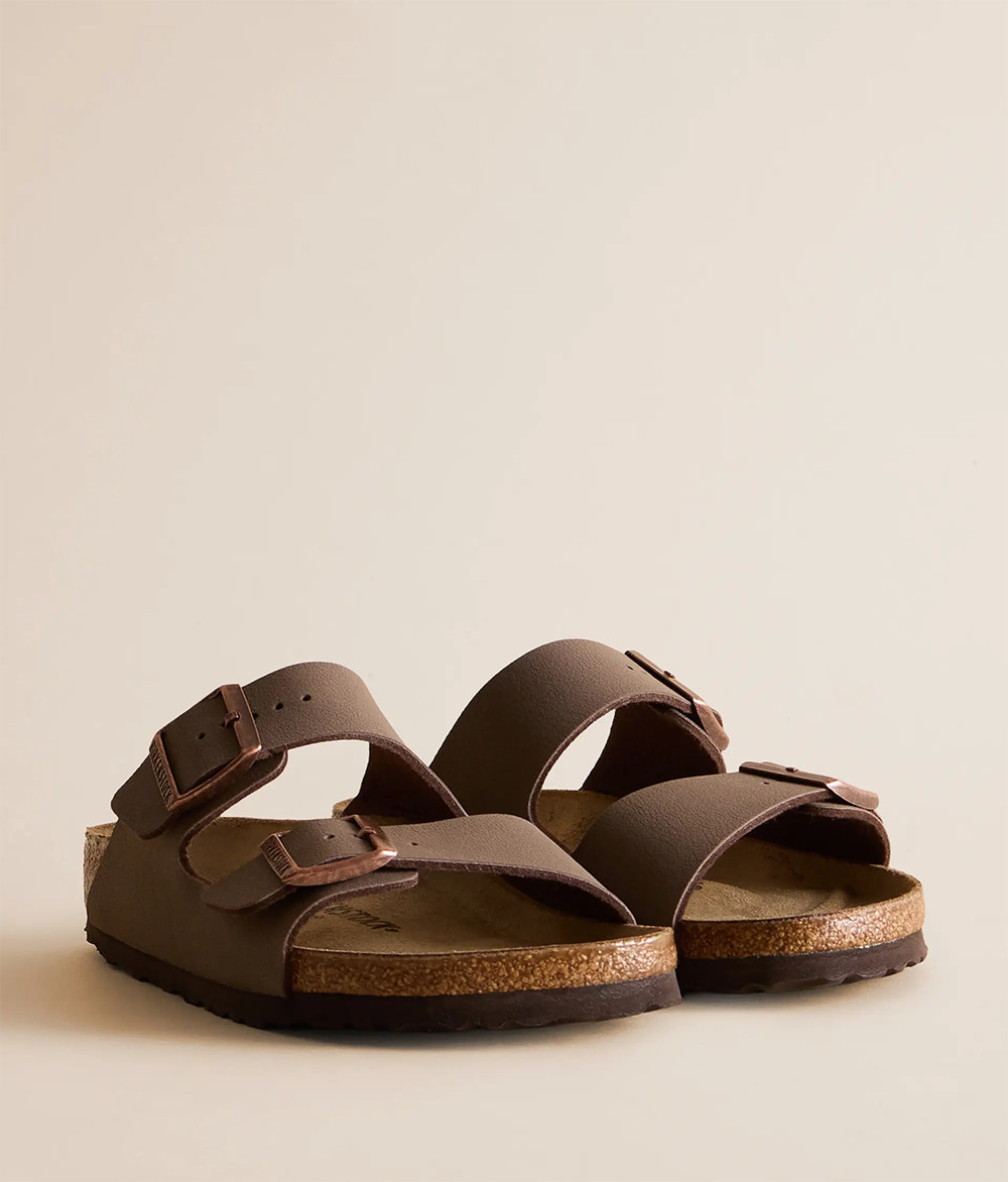Birkenstock Arizona Sandals Mocha Birkibuc Leather Women’s Shoes Narrow EU 37-41