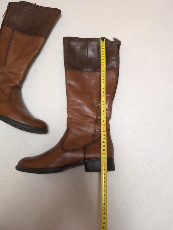 ladies clarks boots brown leather 40 #7BLY