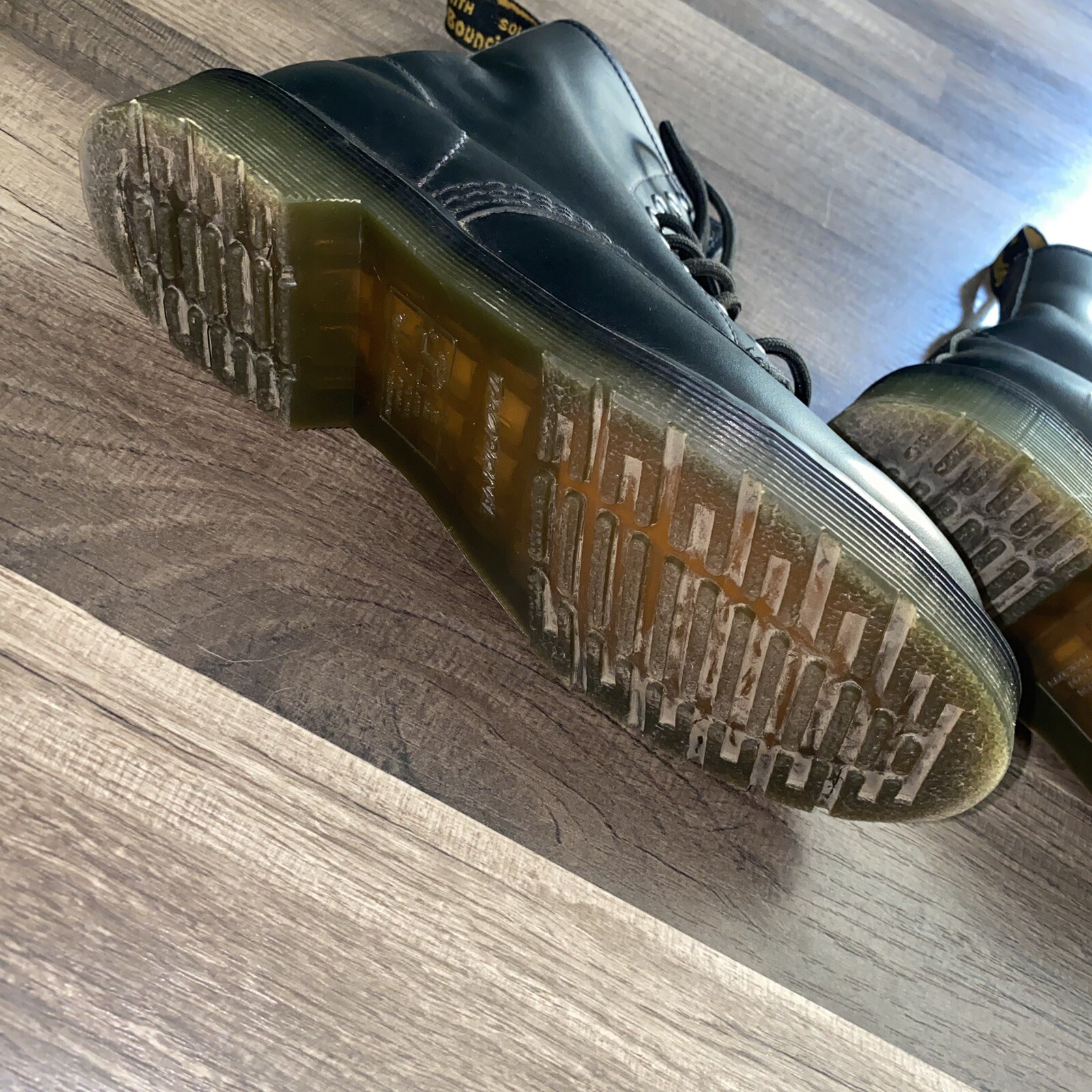 Dr. Martens Pascal 1460 Nappa Black Leather Boots Size 5 Men 7 Women