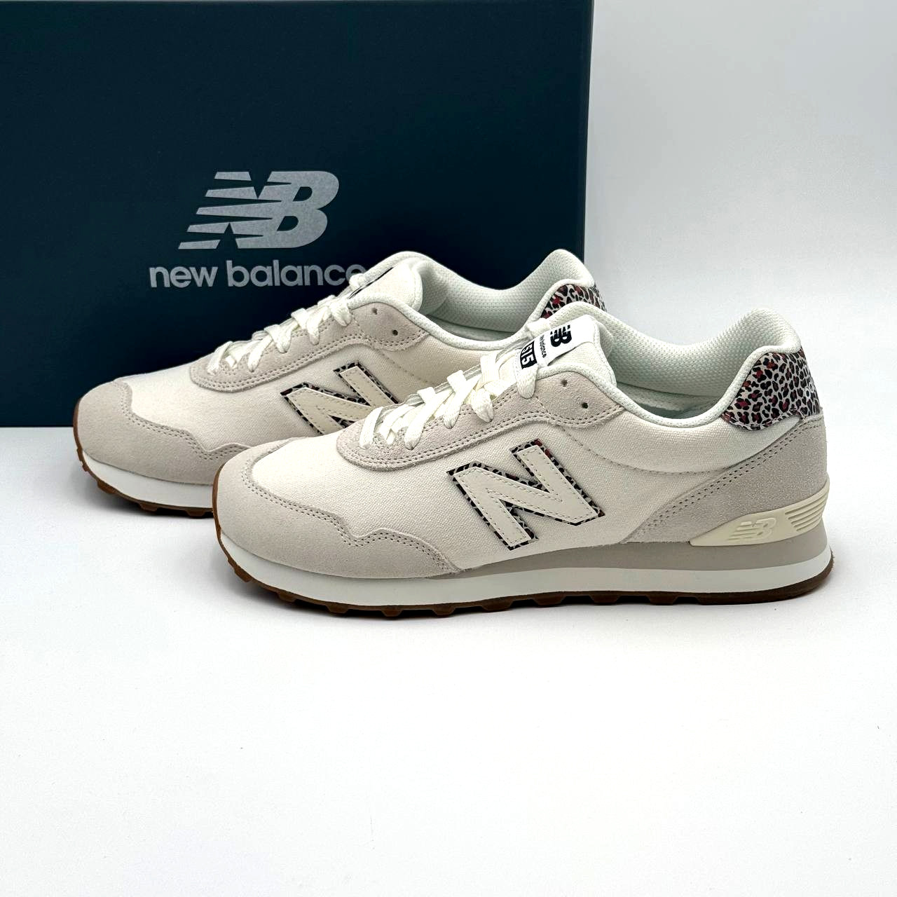 New Balance 515 Leopard White Comfy Women Size 10 Casual Shoes Sneaker WL515SO3