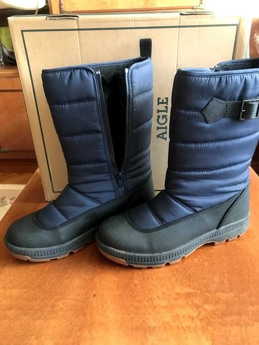 Women Aigle Boots Blue 39