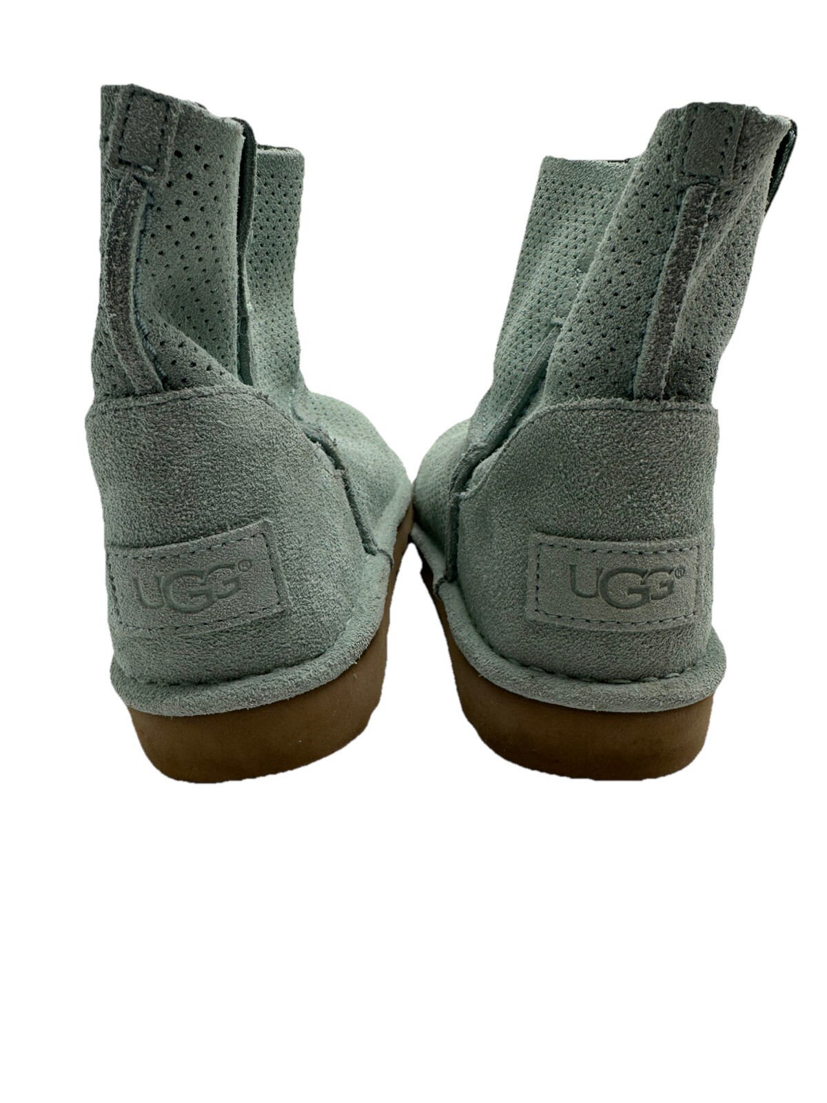 UGG Classic Unlined Mini Perf Women’s Boot Size 6 Winter Green Aqua 1016852
