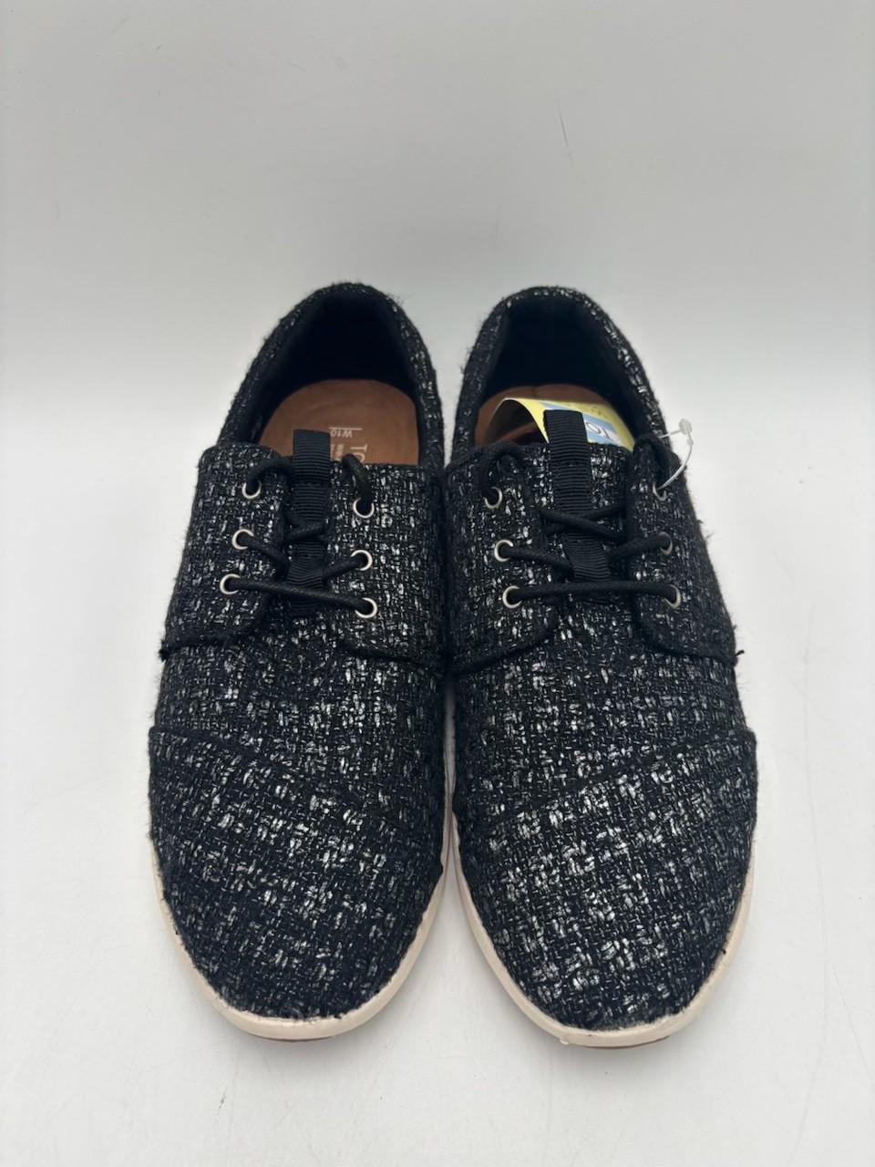 Tom’s DEL REY SNEAKER GLITTER WOOL Women’s NEW Women’s Sneaker Black US Size 10