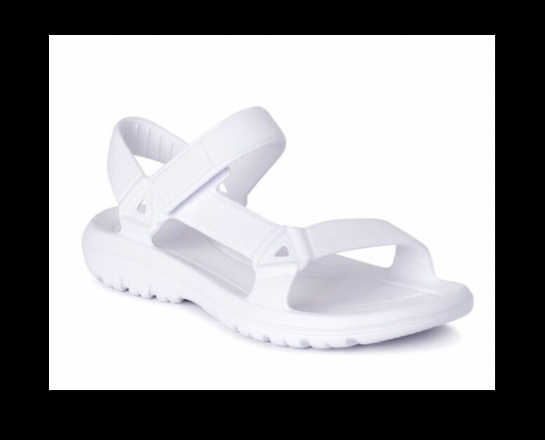 TIME AND TRU womens WATERPROOF Eva sandal SIZE 11 Double Strap Plus Ankle Strap