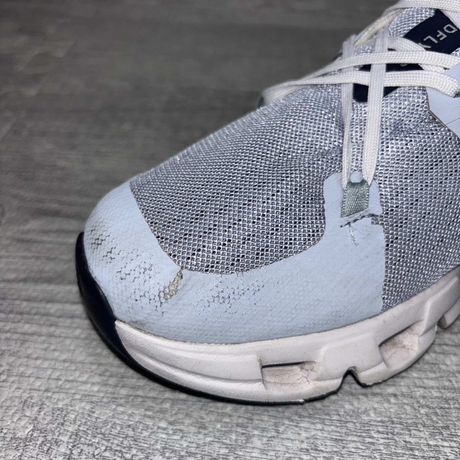 On Cloud Cloudflyer 4 Womens Running Shoes Sneakers Size 10 Blue Gray