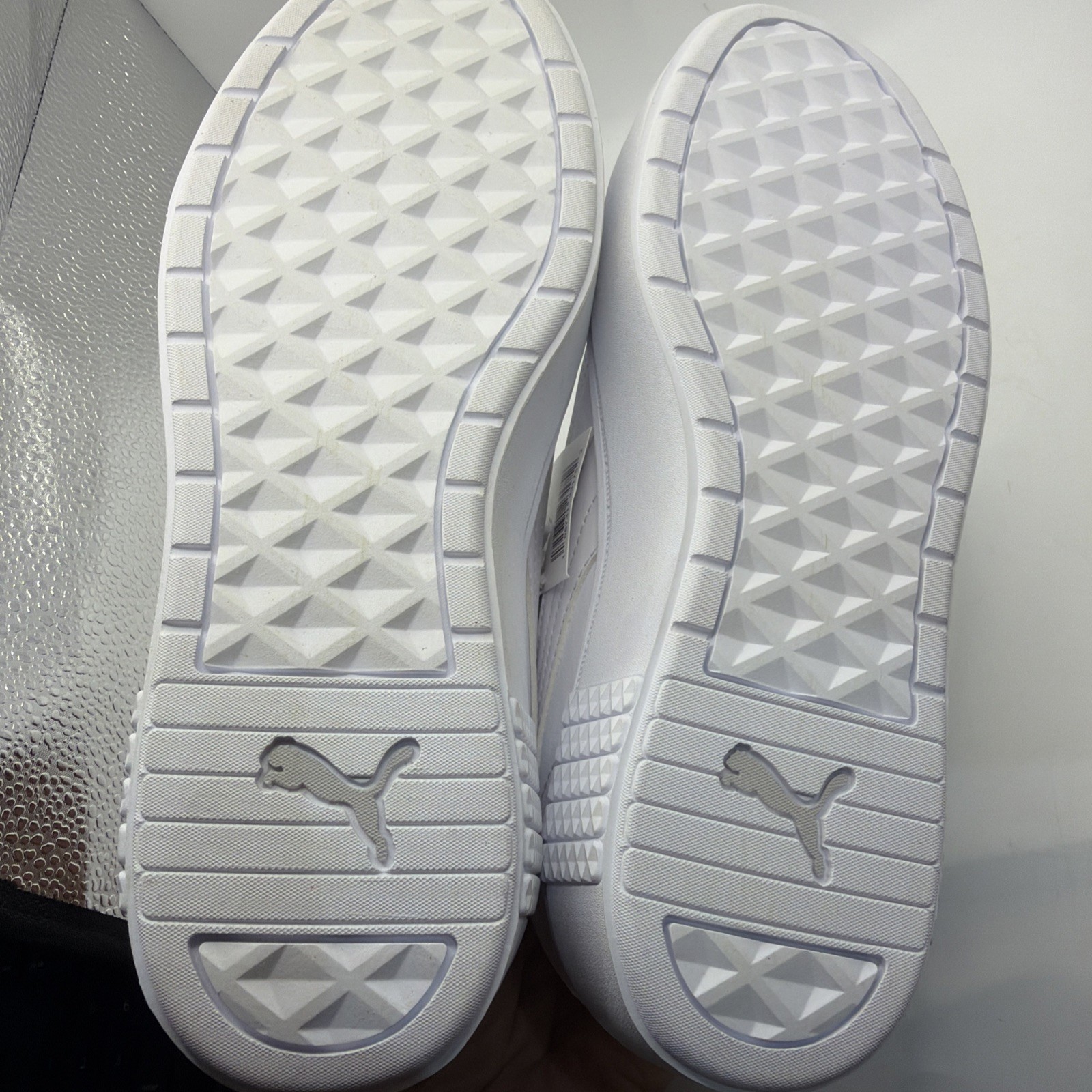 PUMA Women’s Smash Platform Lifestyle Shoes White 394006-01 Sz 7