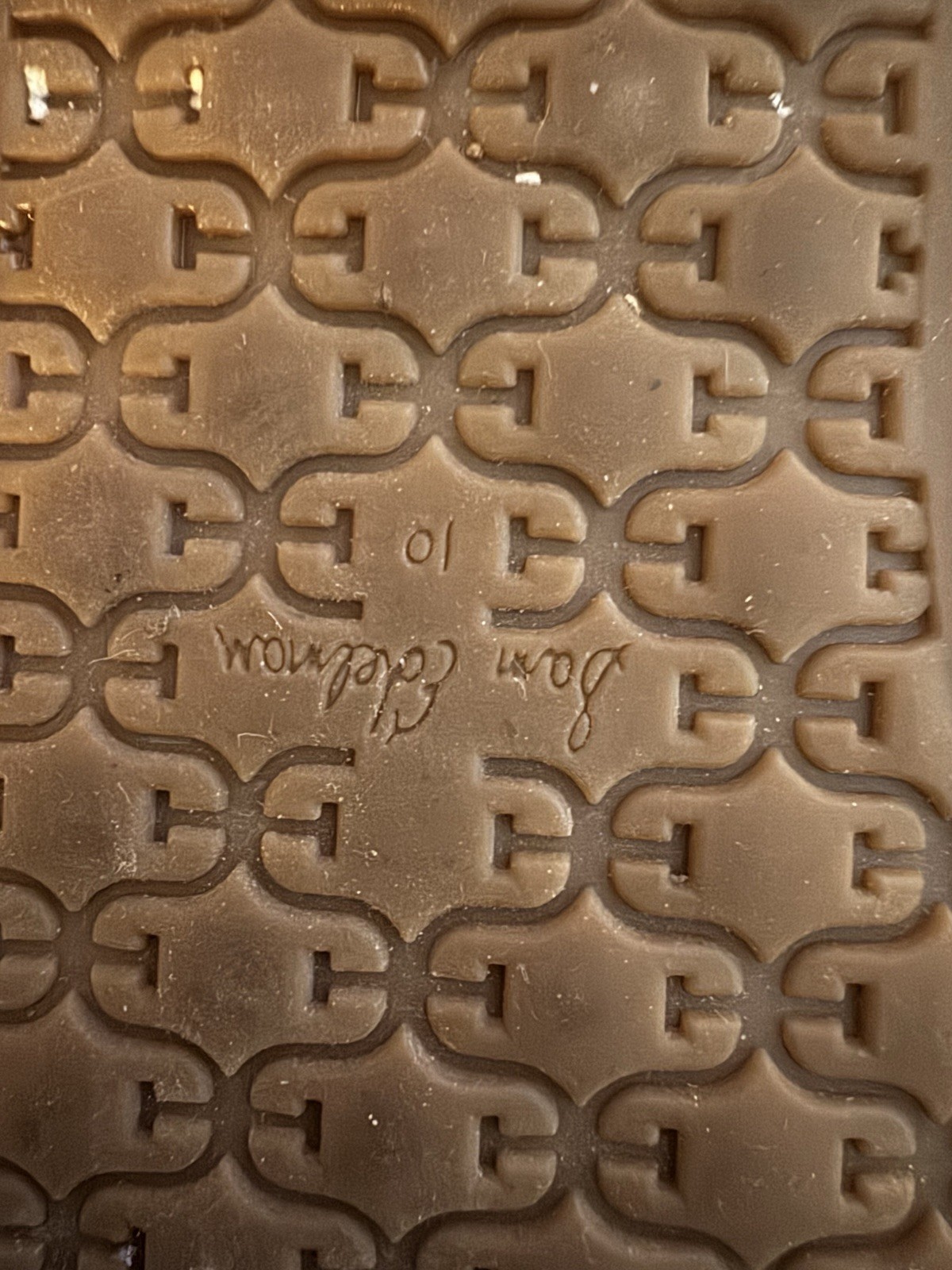 Sam Edelman Womens Brown Croc Embossed Leather Thong Sandals Buckle Logo 10
