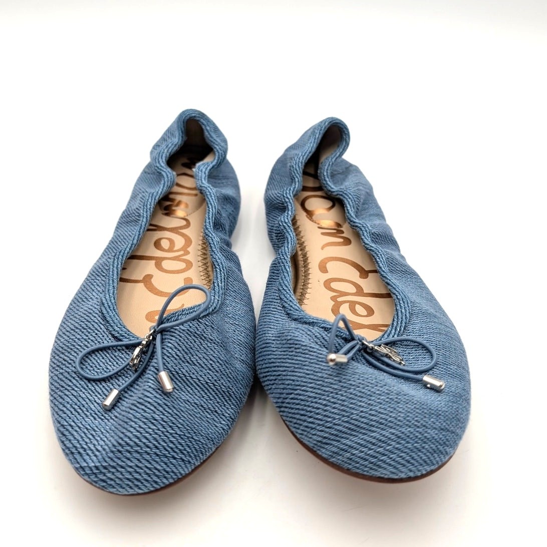 Sam Edelman Felicia Ballet Flats Women’s Montrose Blue Size US8.5 EU39