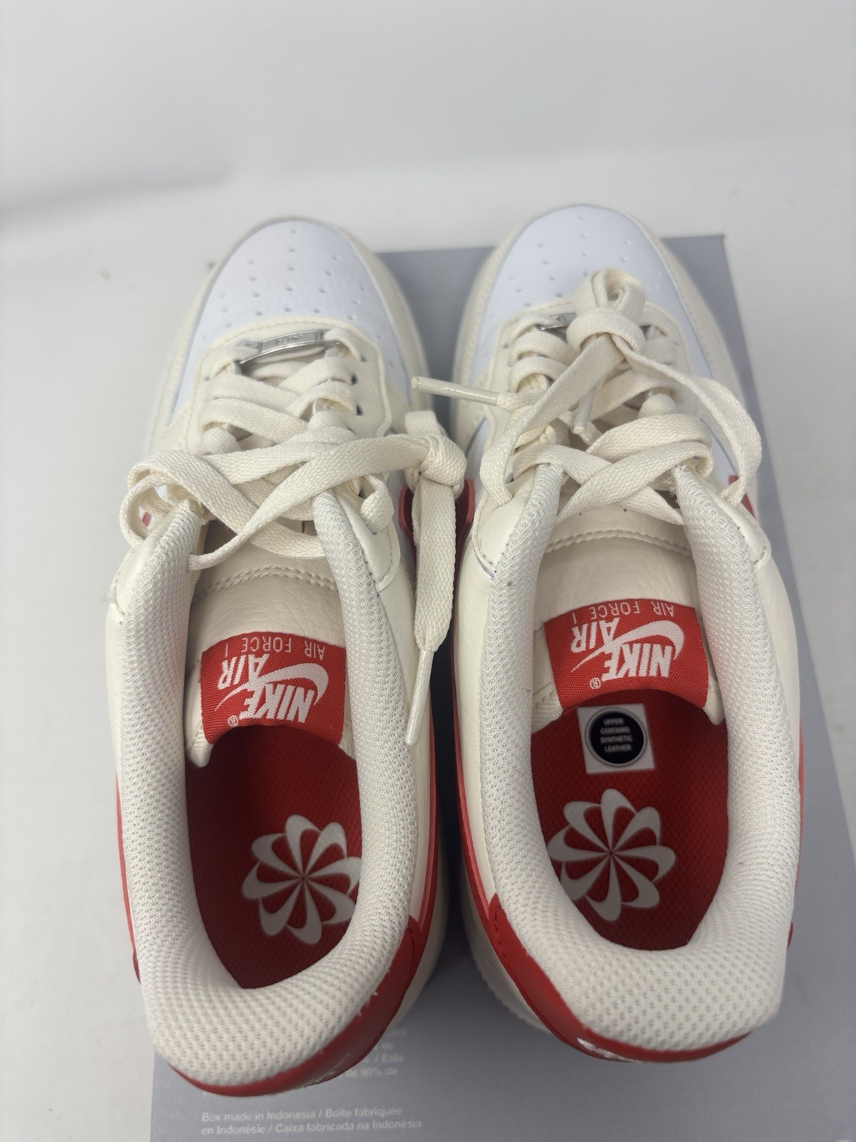 Nike Air Force 1 ‘07 Next Nature Ivory Red White DC9486-109 Women’s Size 7.5