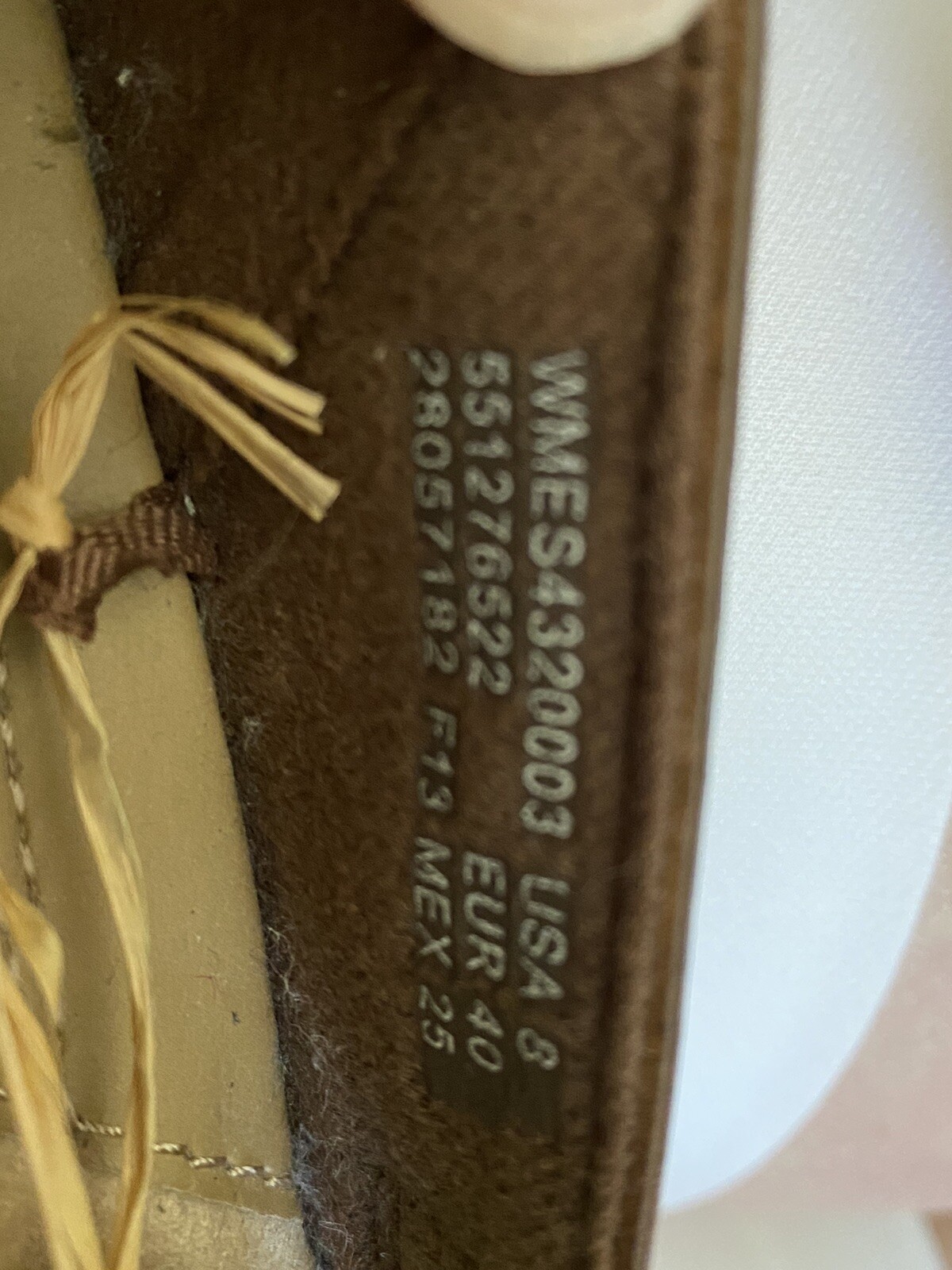 Earth Spirit Tabitha Shoes Brown Comfort Leather Right Shoe Sz 7 Left Shoe Sz 8