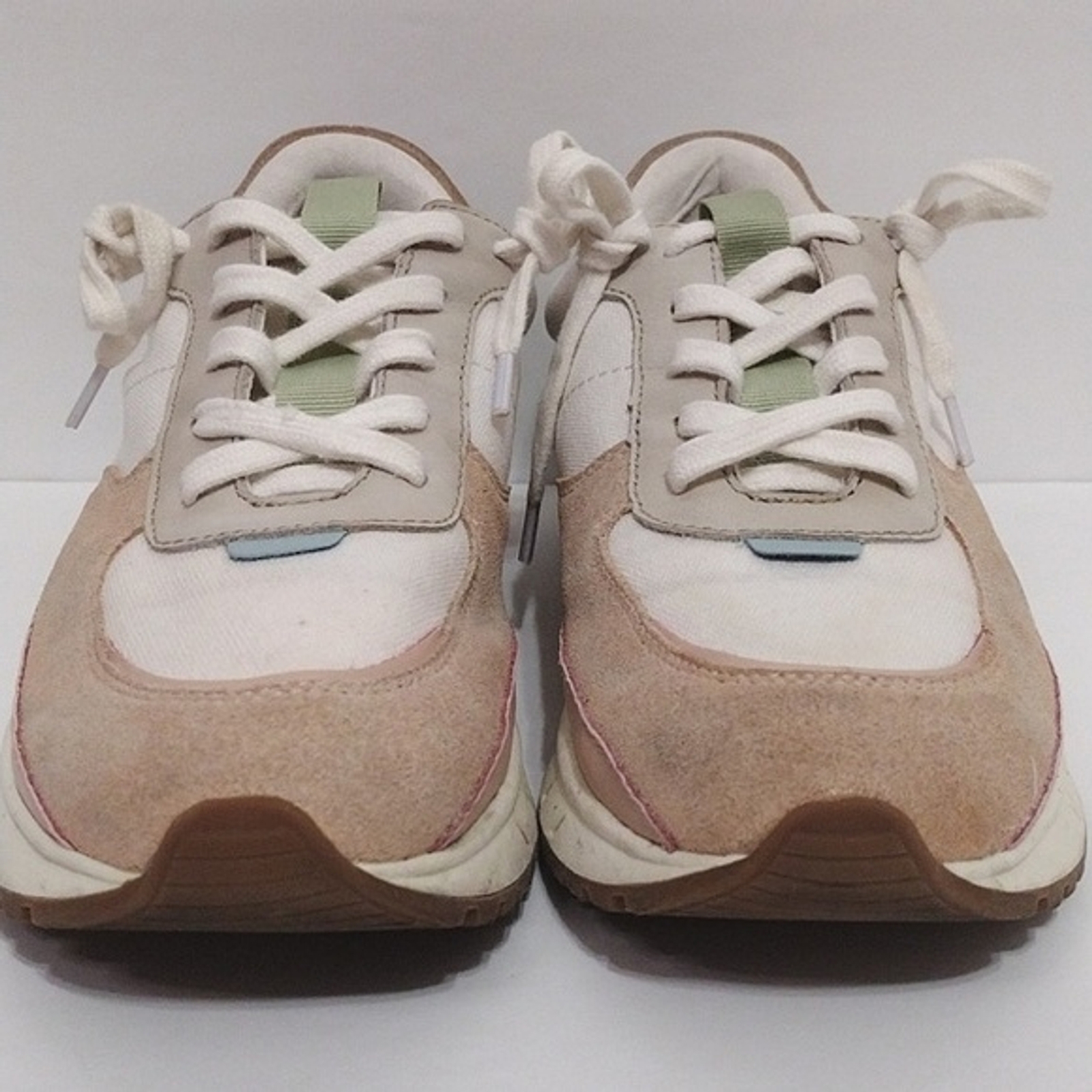 Madewell Women’s Kickoff Trainer Platform Pastel Colorblock Sneakers US 6.5