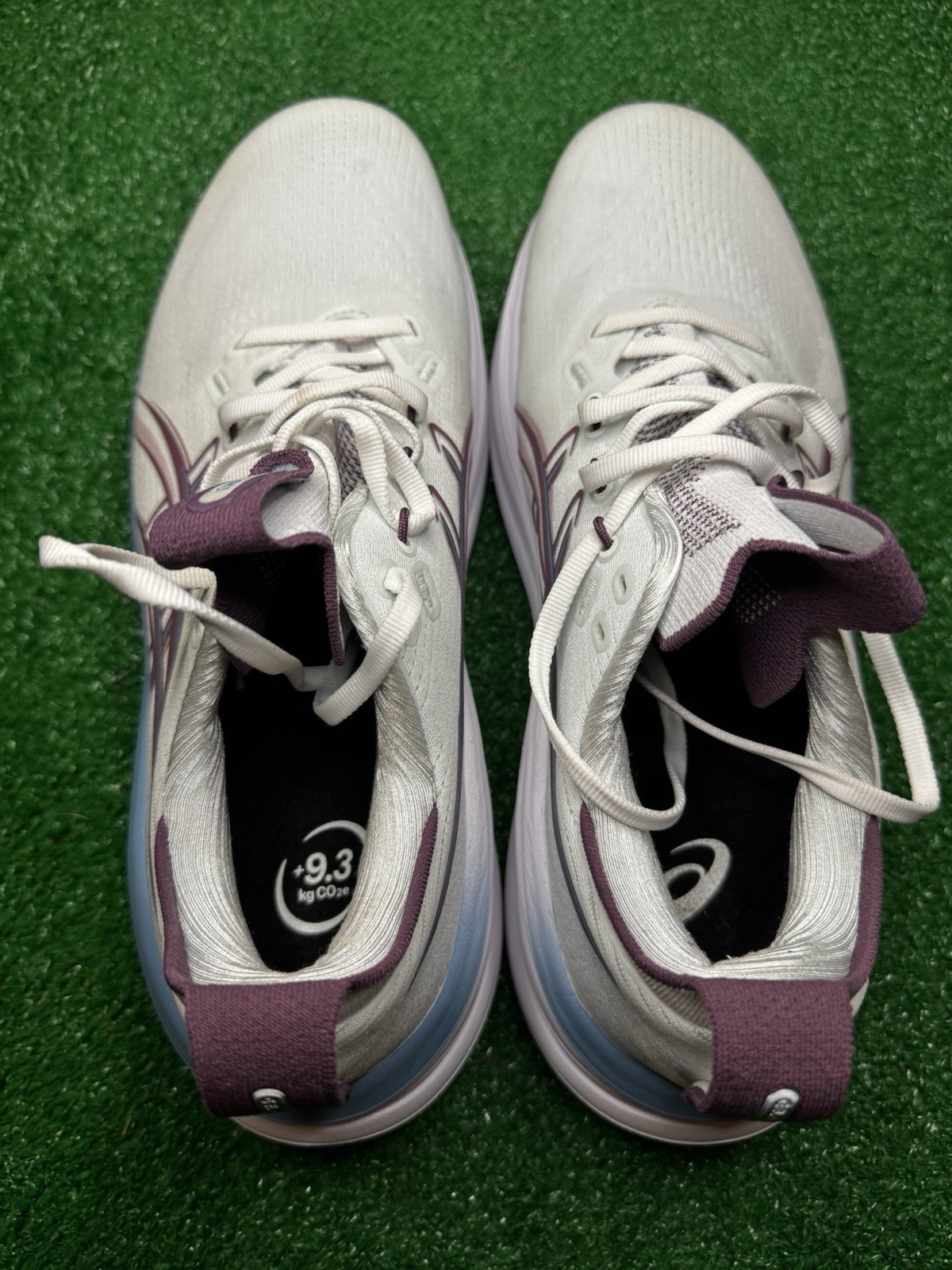 ASICS GEL-NIMBUS 28 Women’s Size 9 Med Arctic Blue/Velvet Purple Running Shoes