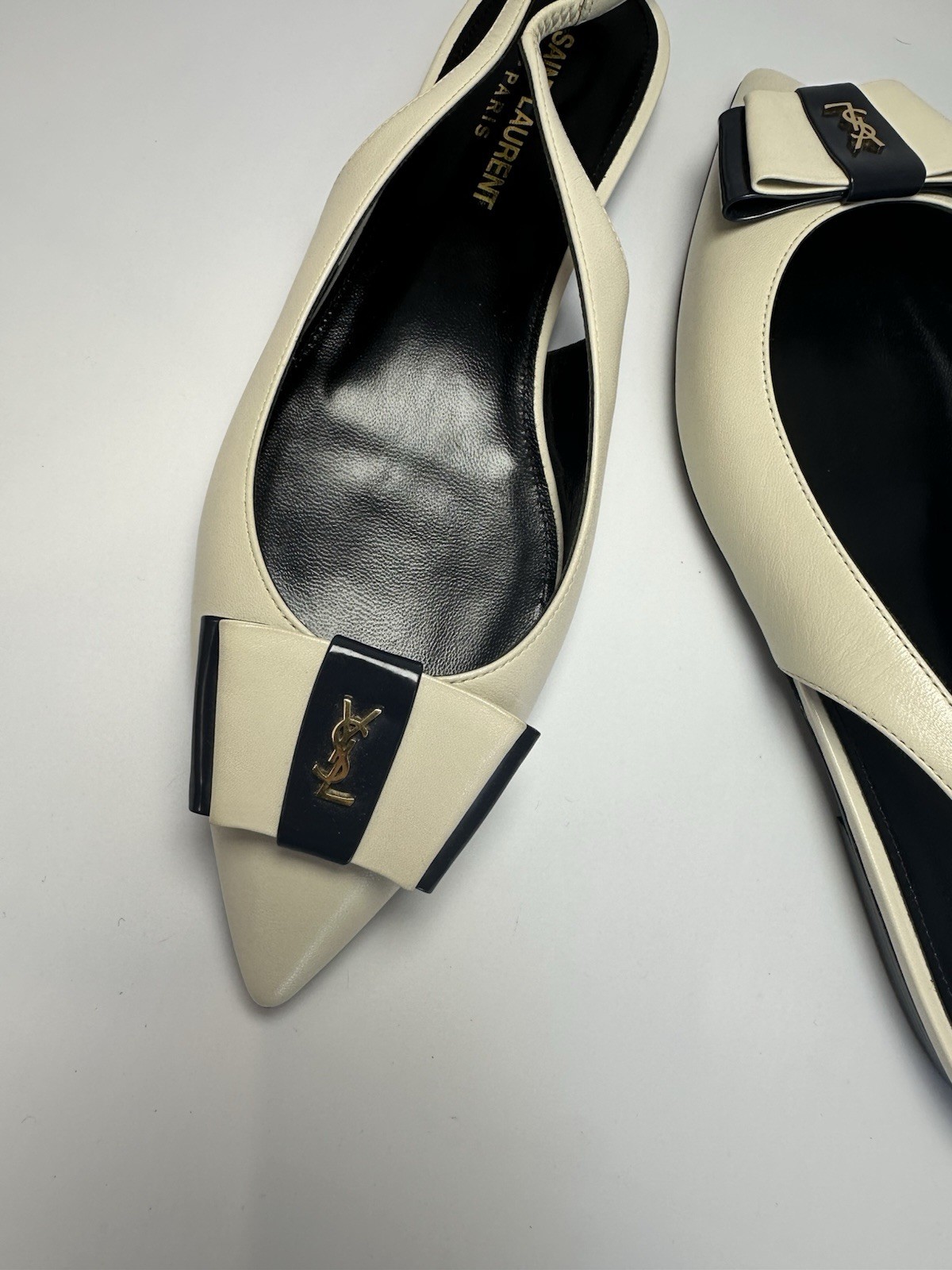 Saint Laurent Anais Sling back Flats Size 36