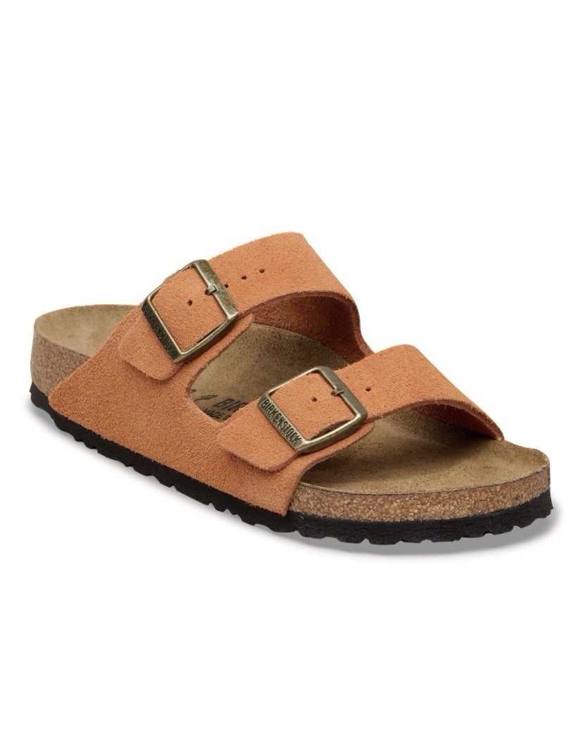 Birkenstock Arizona Soft Footbed Sandals – Dark Rust Suede – EU 42 (W 11 / M 9)