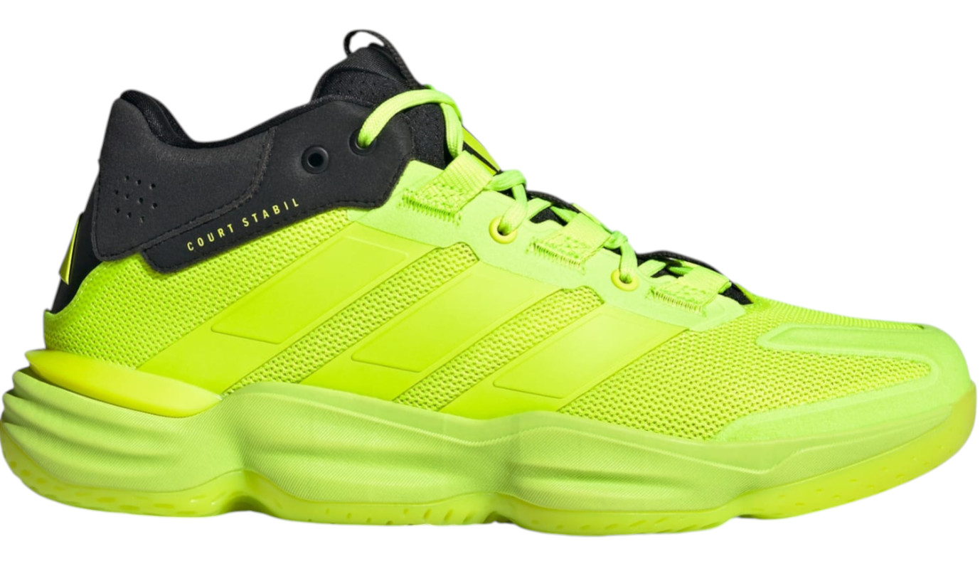adidas Court Stabil Indoor Shoes support & ventilation Lemon sneackers M9/ W10