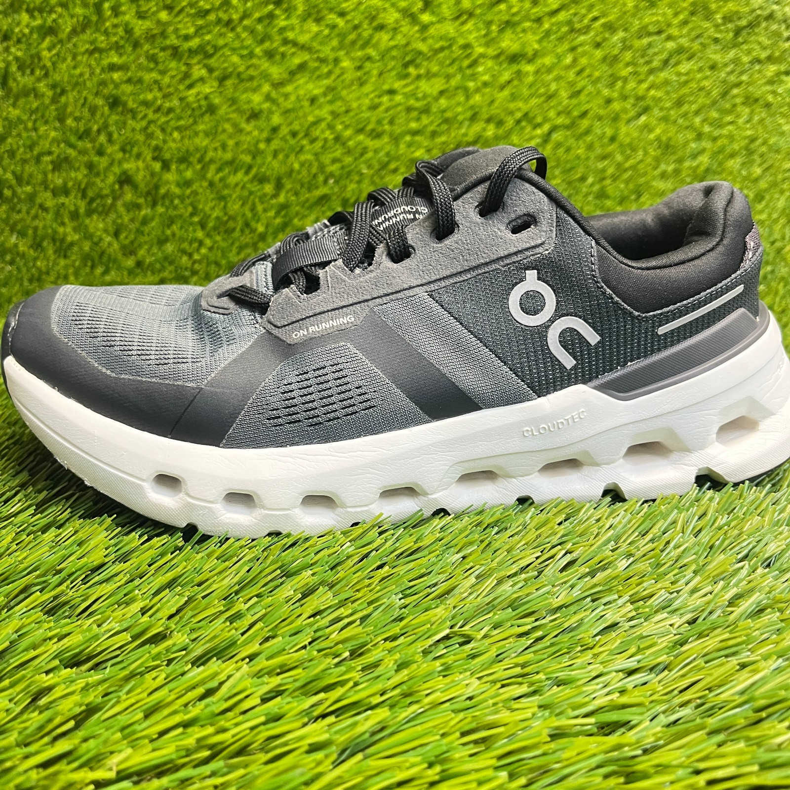 On Cloudrunner 2 Eclipse Black Womens Size 6.5 Walking Running Shoes Sneakers