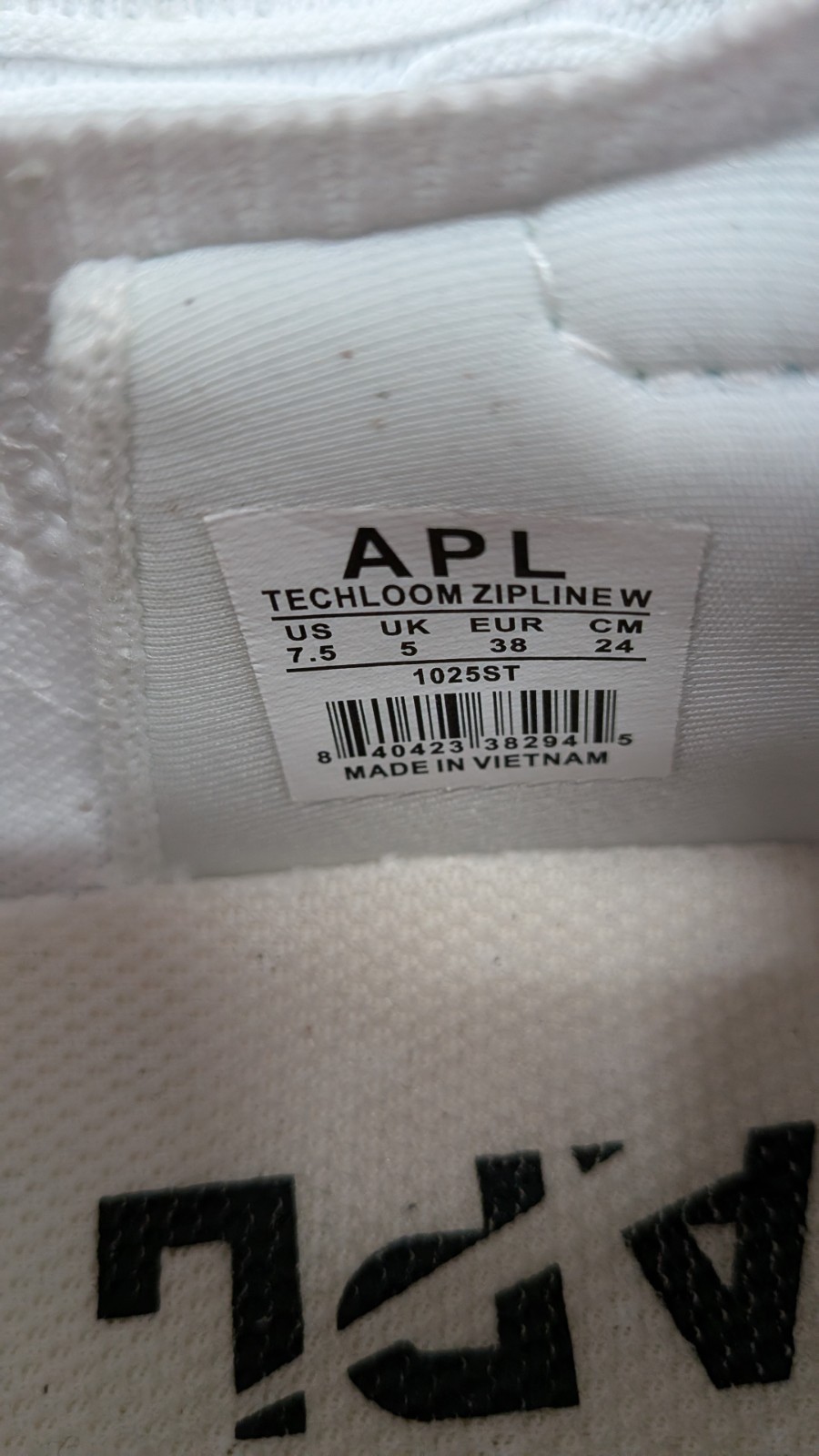 APL TechLoom Zipline W White Knit Lace-Up Low Top Athletic Sneakers Women