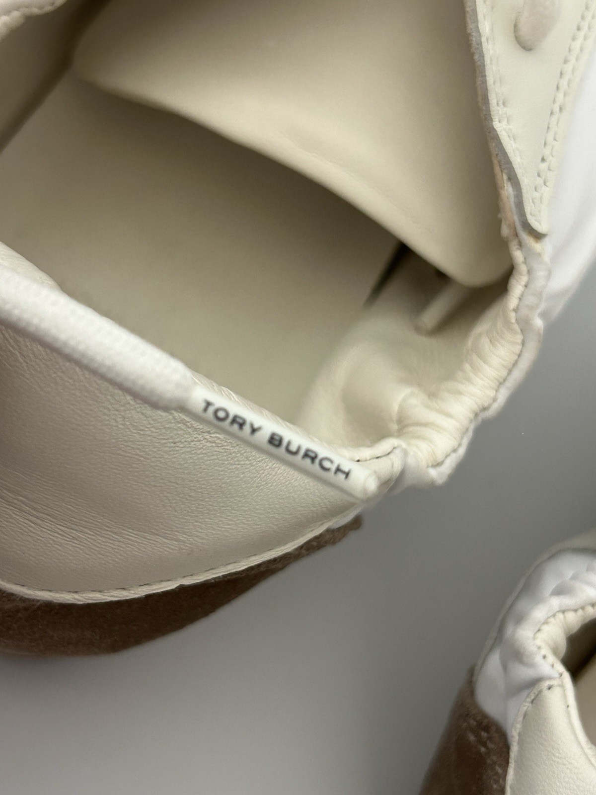 Tory Burch The Tory Sneakers Retro Classic Preppy Designer Neutral Designer $248