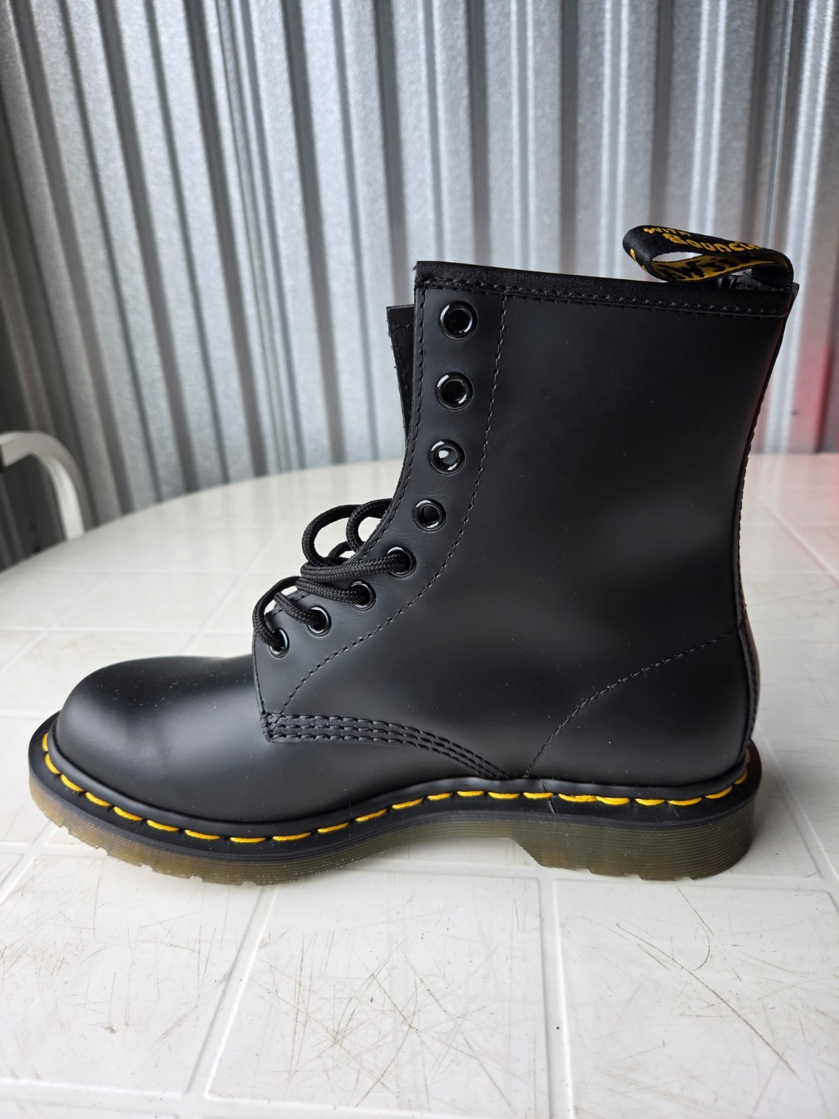 Dr. Martens Women’s Boots 1460, Size 8, Black, Smooth, Standard Fit