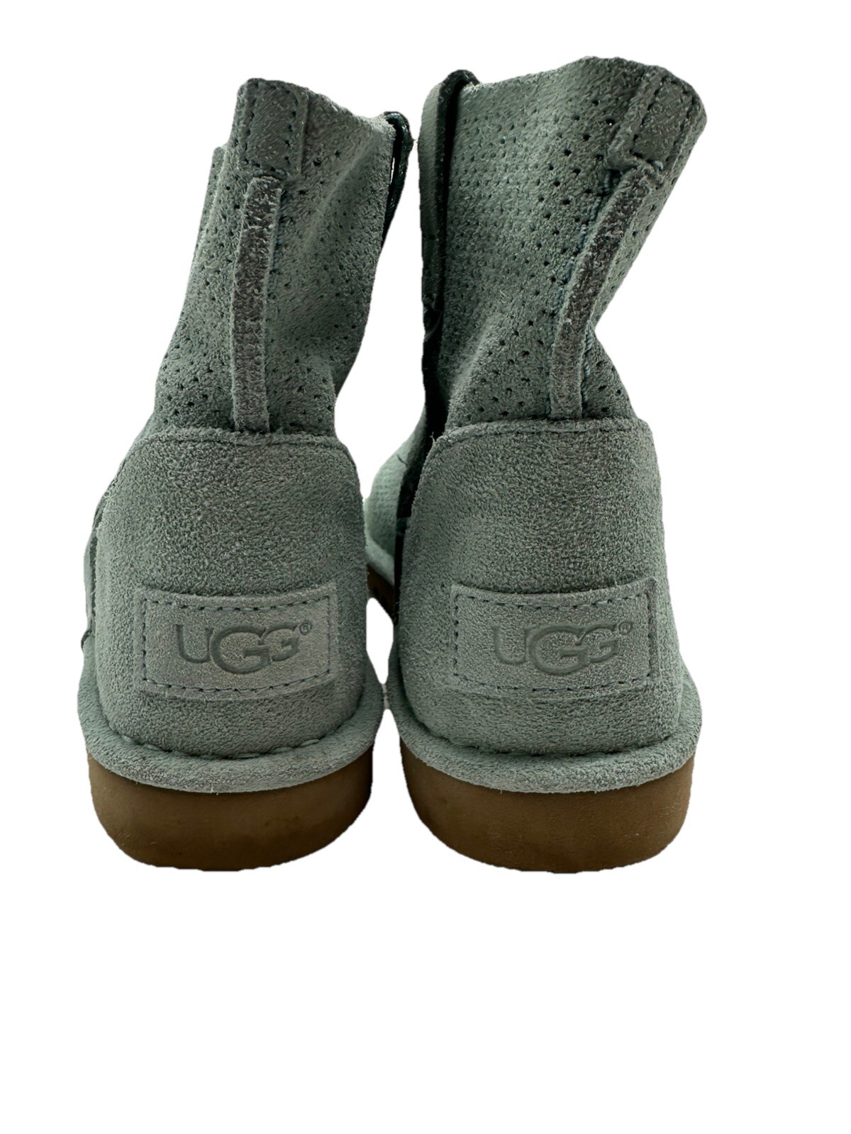 UGG Classic Unlined Mini Perf Women’s Boot Size 6 Winter Green Aqua 1016852